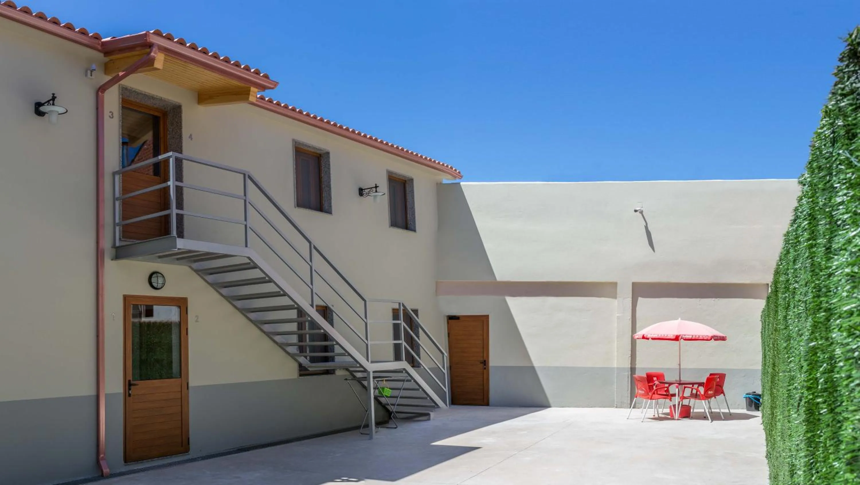 Patio in Pensión Pereiro