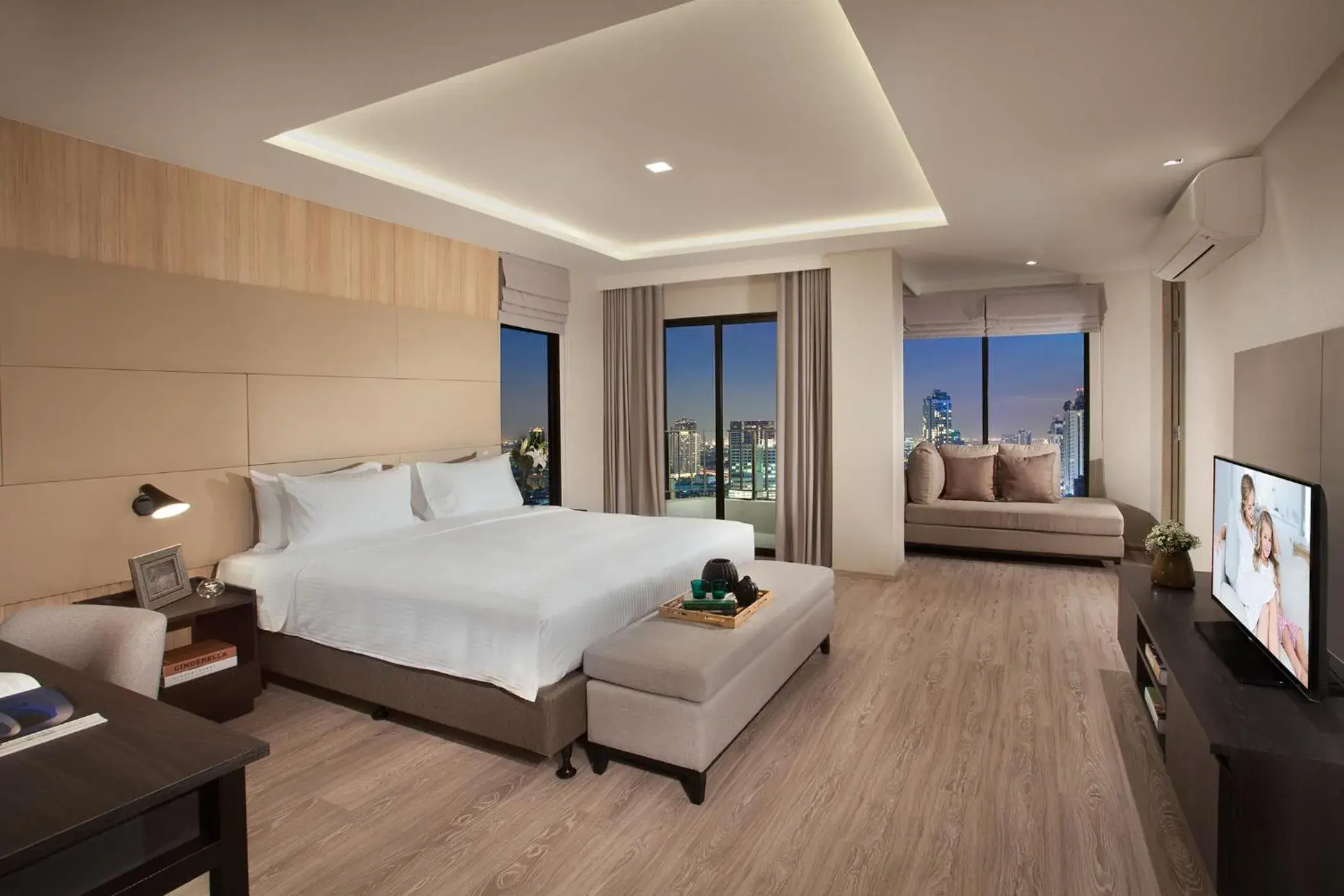 Bedroom, Bed in Somerset Ekamai Bangkok Bedroom, Bed in Somerset Ekamai Bangkok