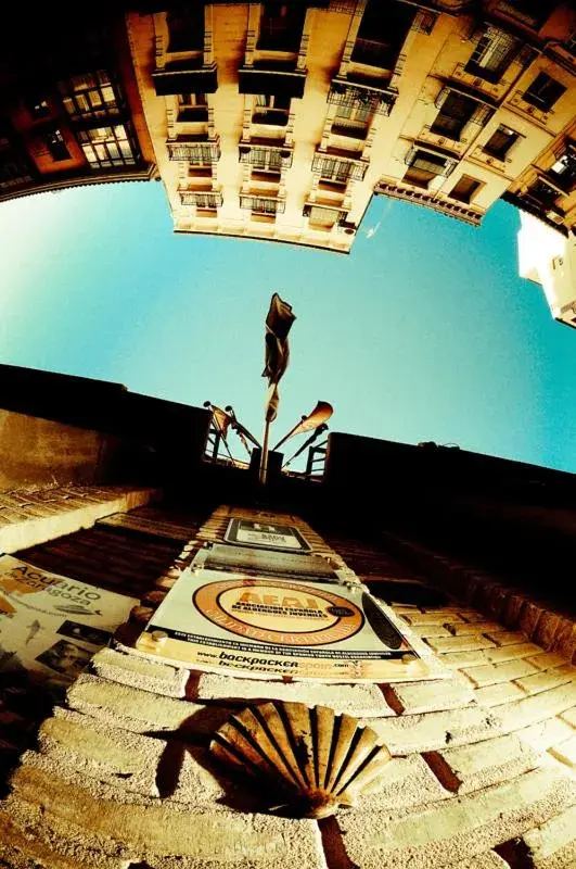 Facade/entrance in Be Zaragoza Hostel Facade/entrance in Be Zaragoza Hostel