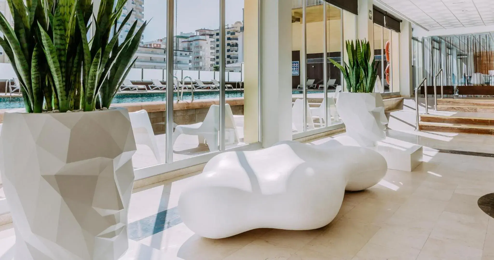 Lobby or reception in Hotel Safari Lobby or reception in Hotel Safari