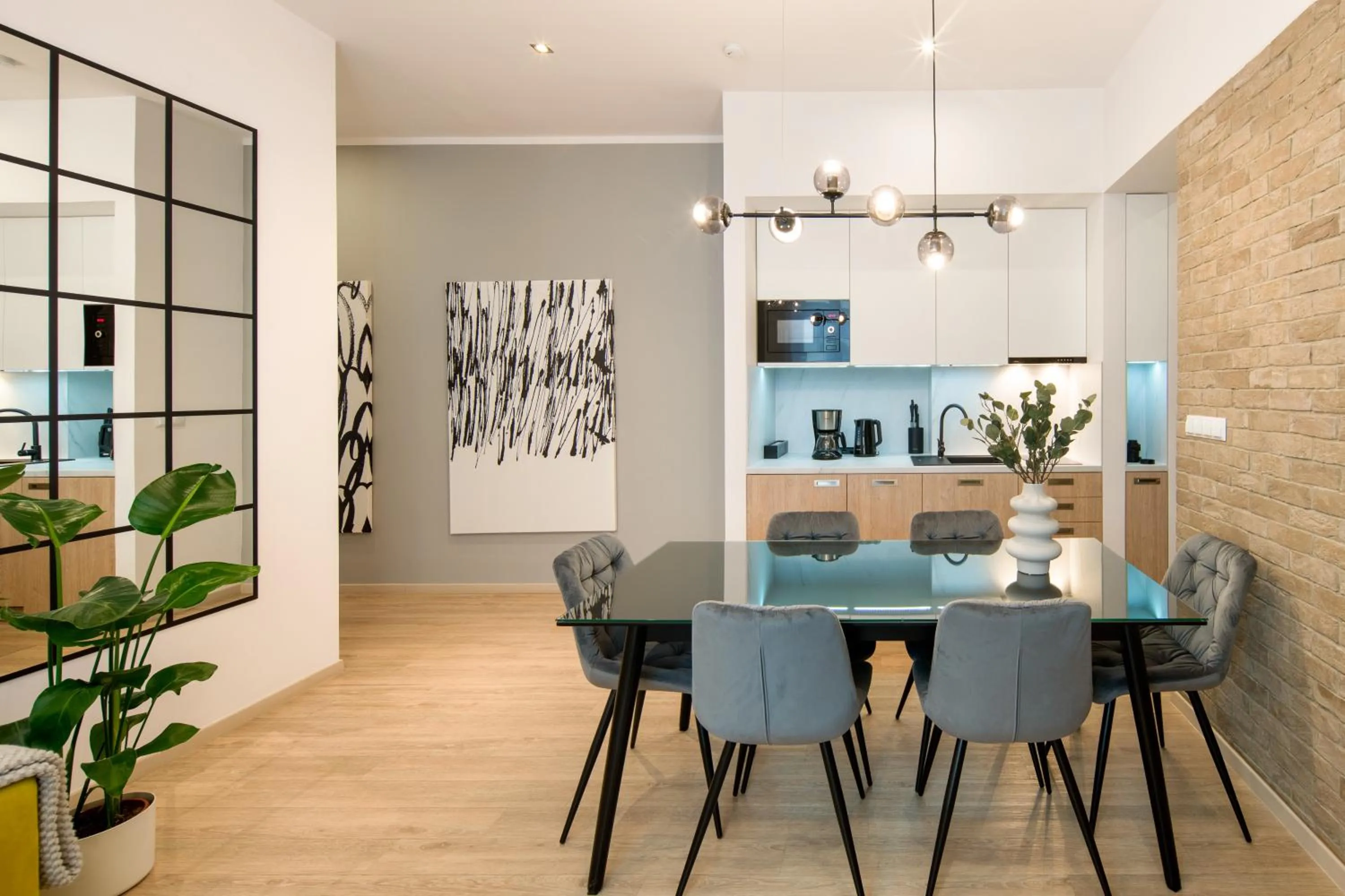 Kitchen or kitchenette in Beautiful Apartment with 2 bedrooms for 7 guests, Jewish District