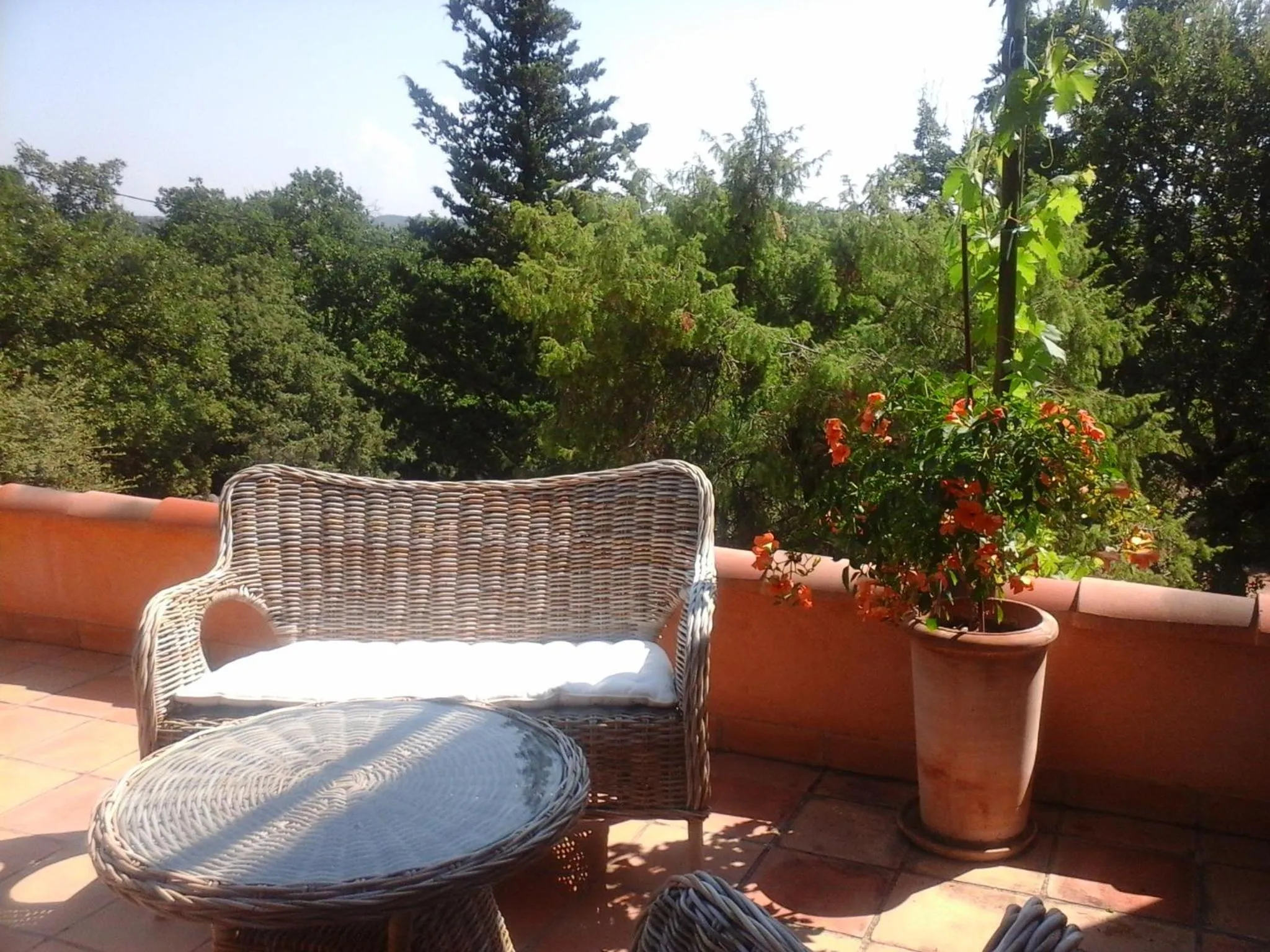 Patio in La Maison de Campagne