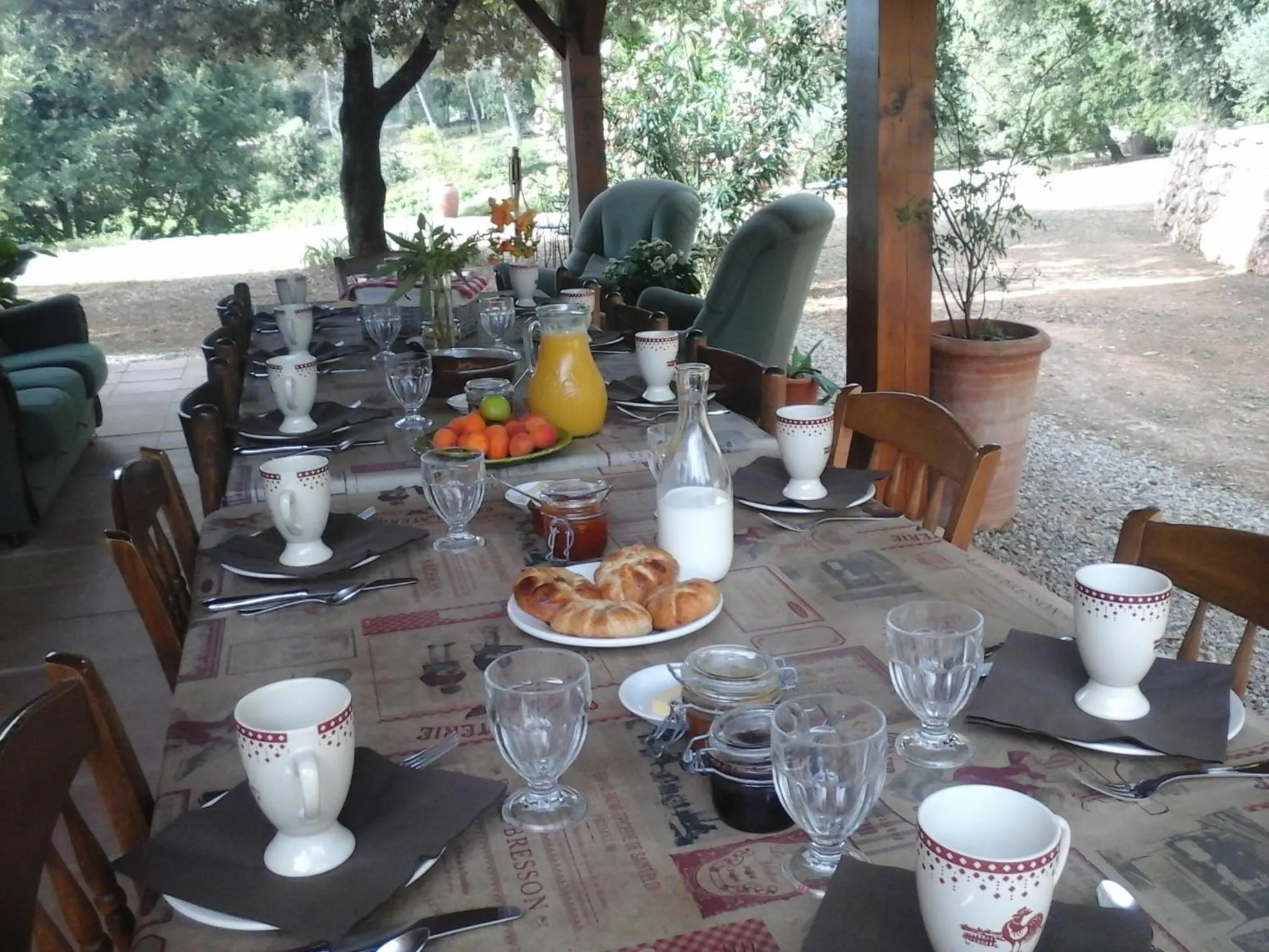 Patio in La Maison de Campagne