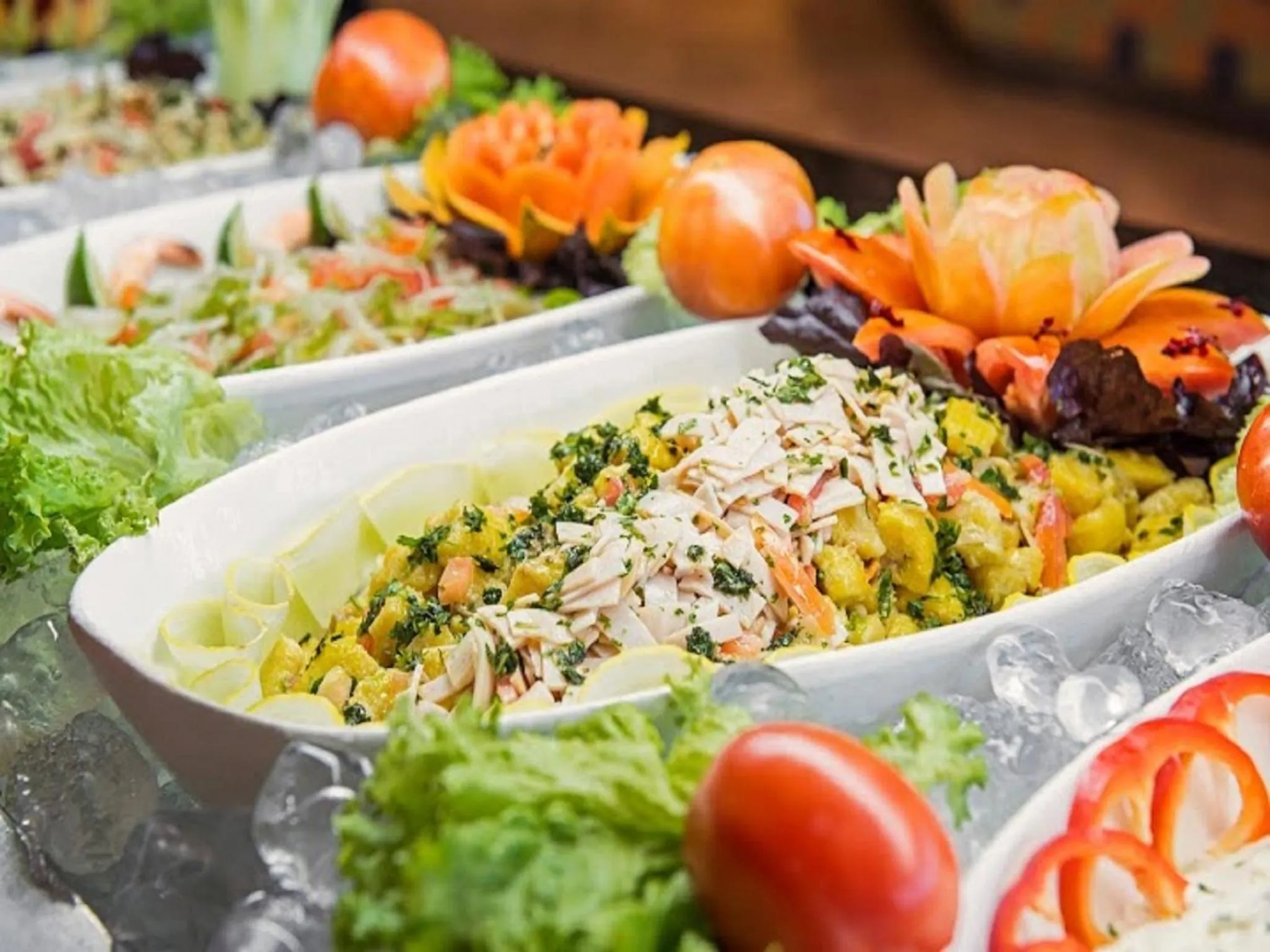 Food close-up in Ocean Blue & Sand Beach Resort - All Inclusive