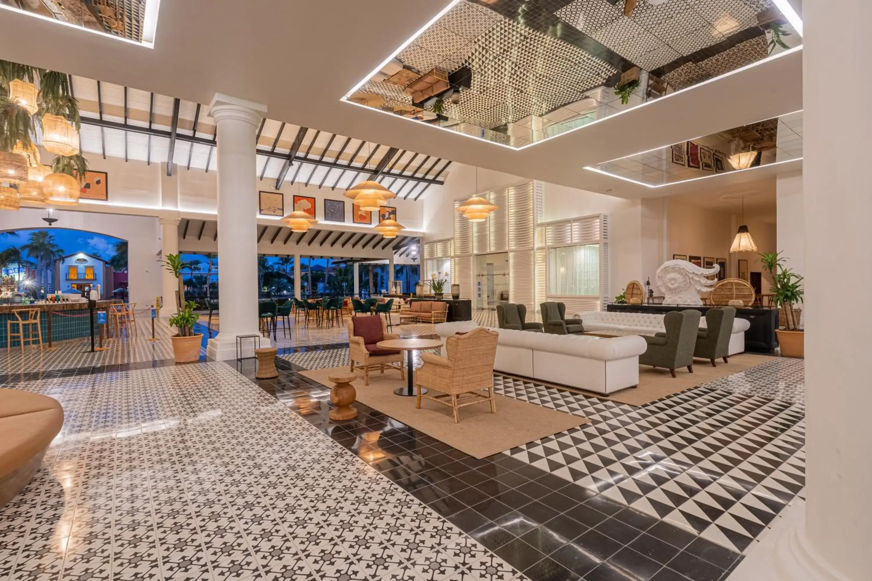 Lobby or reception in Ocean Blue & Sand Beach Resort - All Inclusive Lobby or reception in Ocean Blue & Sand Beach Resort - All Inclusive