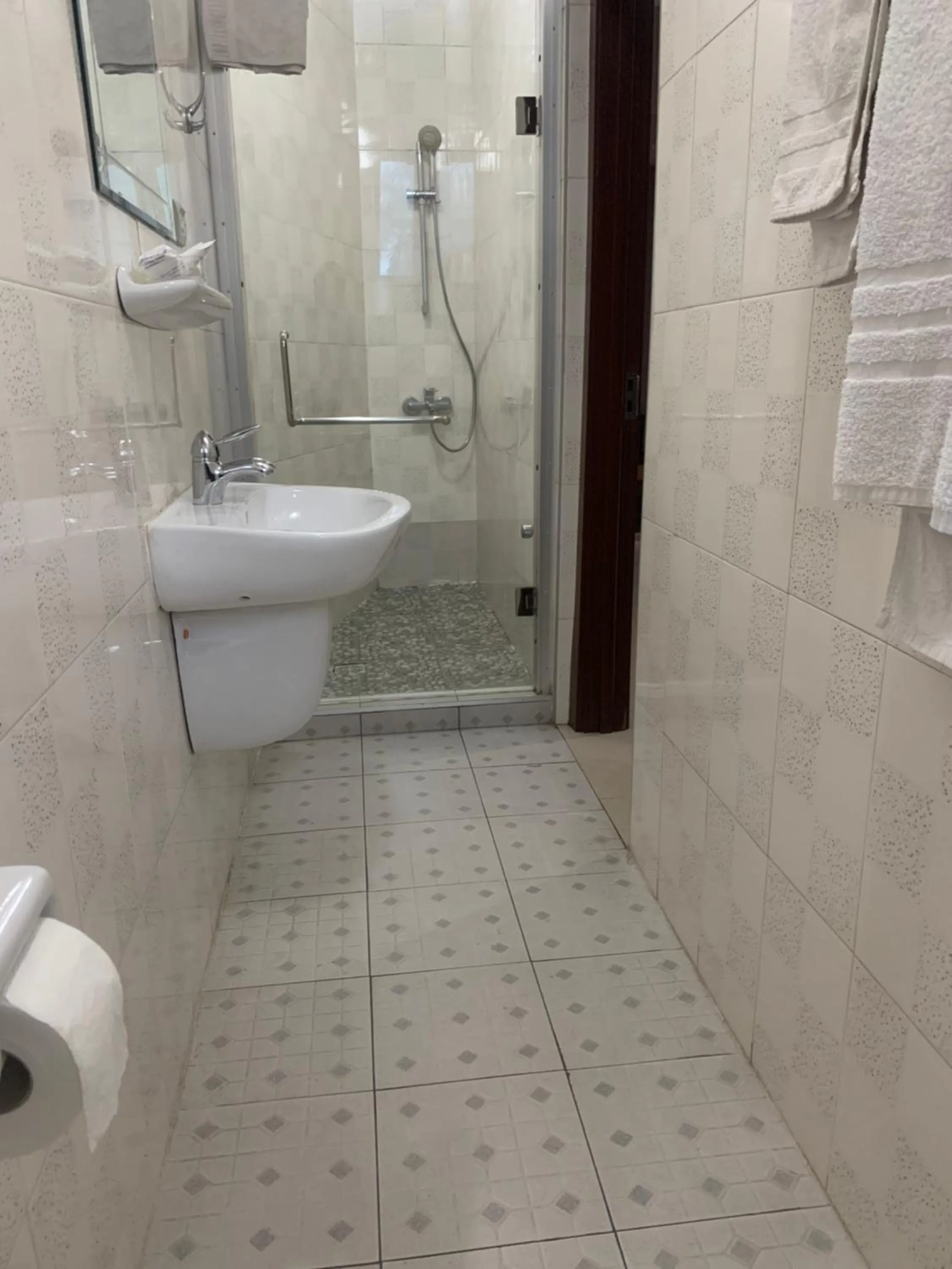 Shower in Manjaro Suites