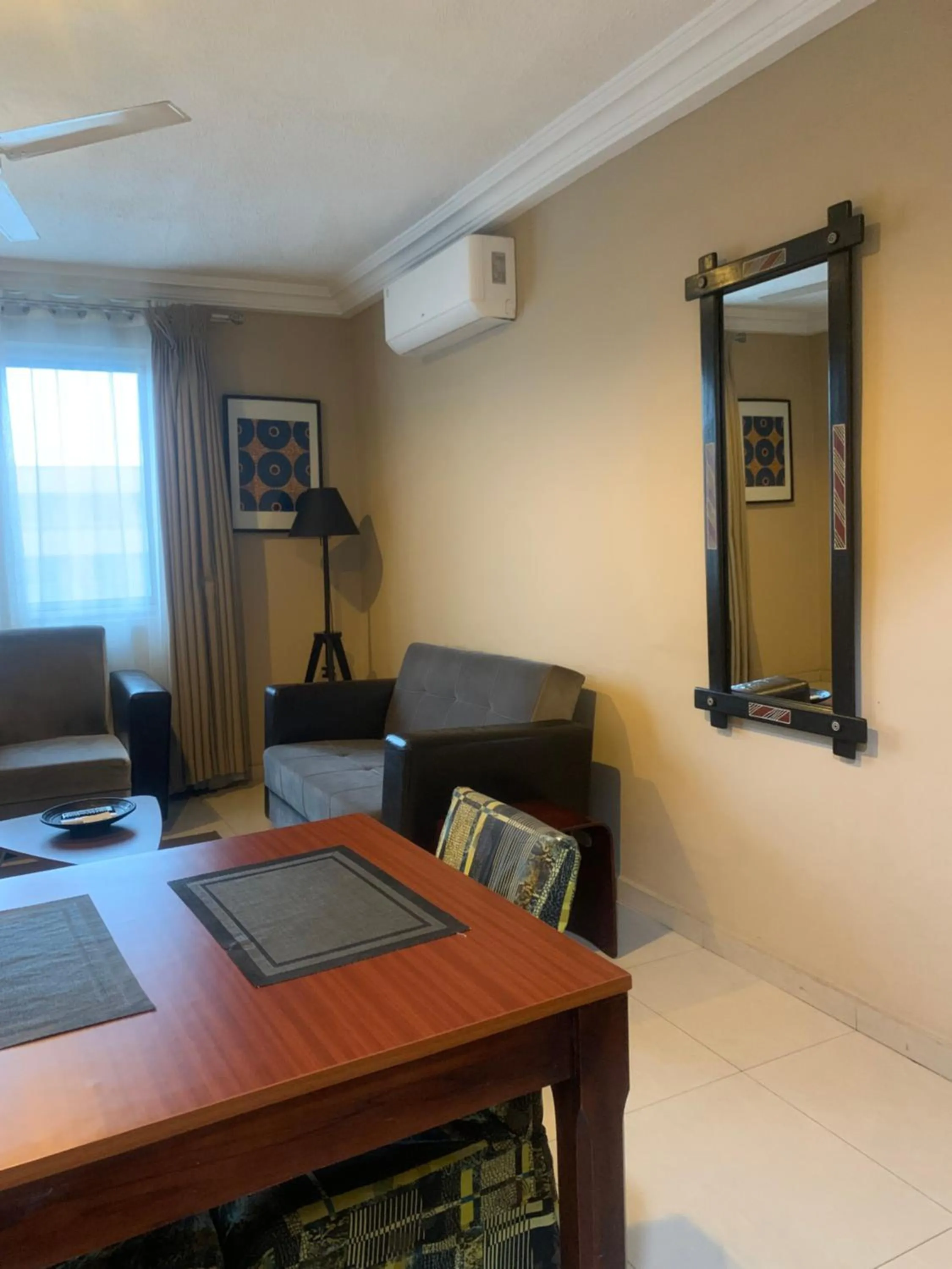 Living room in Manjaro Suites