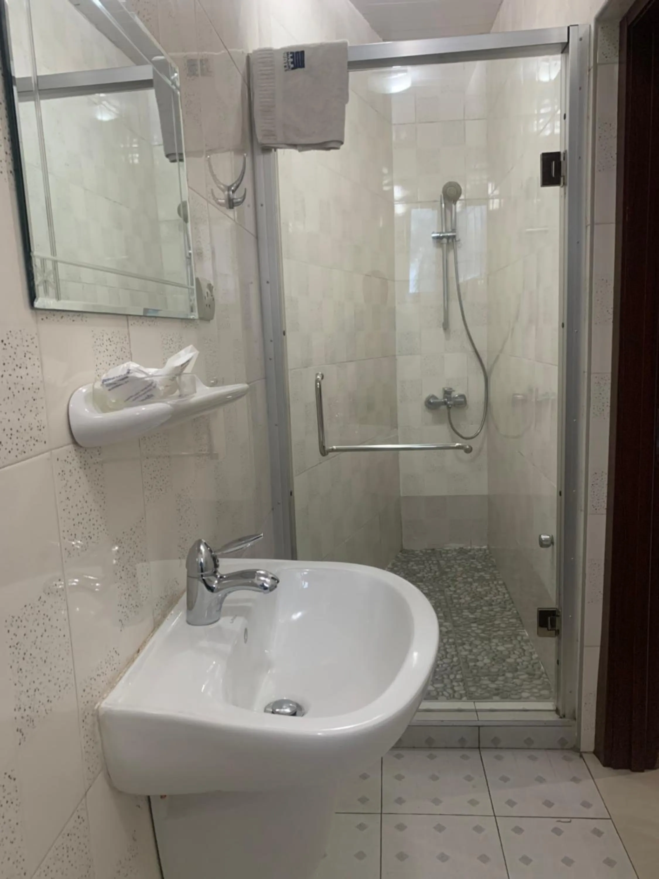 Shower in Manjaro Suites