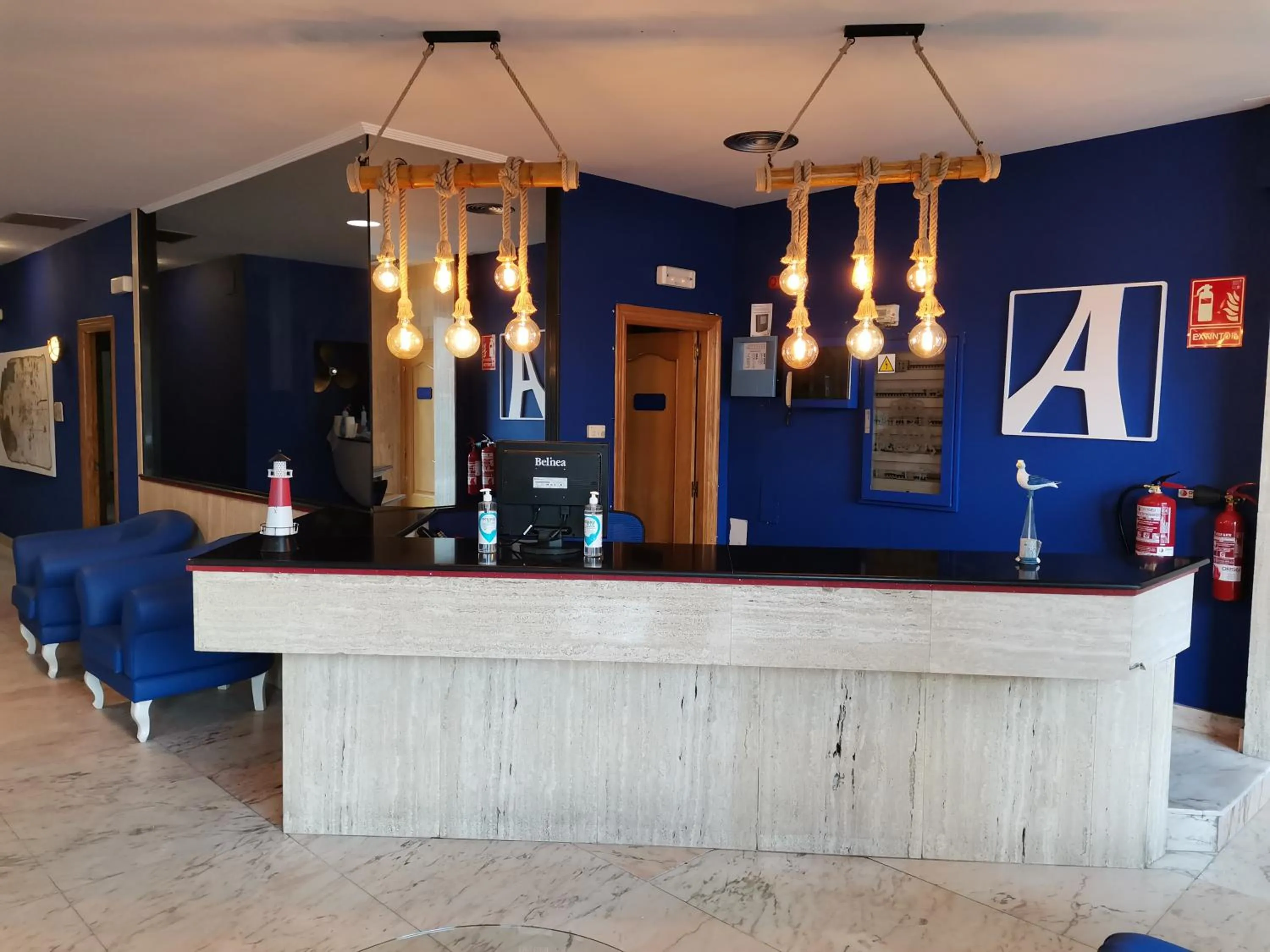 Lobby or reception in Hotel Boutique Arha Villa de Santona