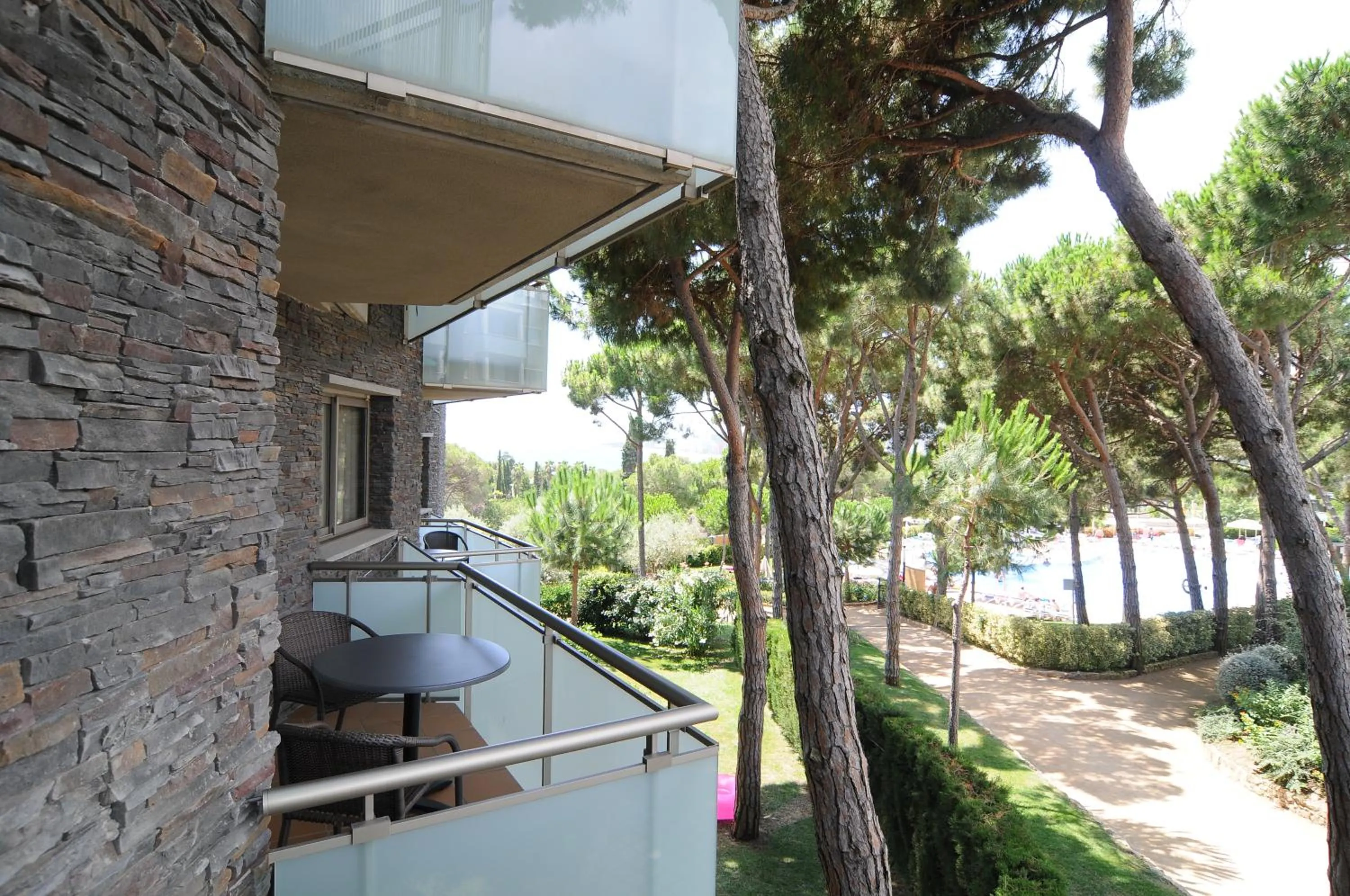 Balcony/Terrace in Aparthotel Ciutat de Palol
