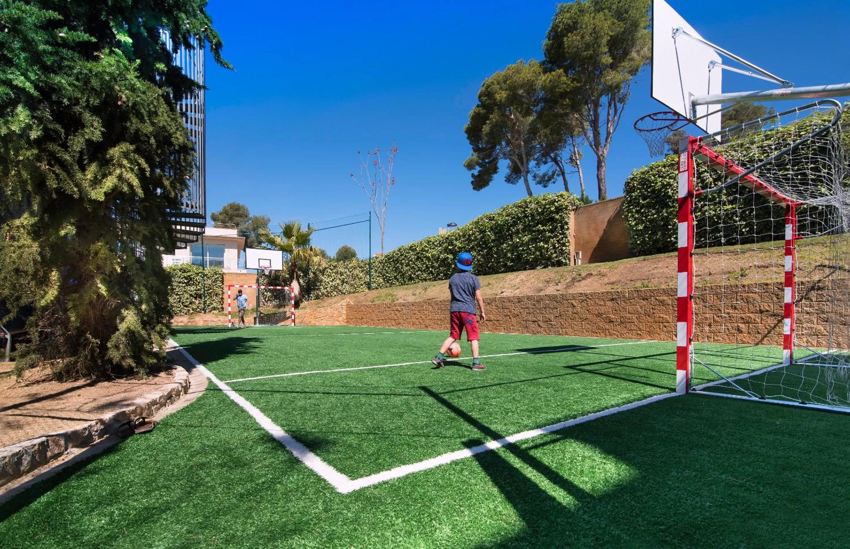 Children play ground in Aparthotel Ciutat de Palol