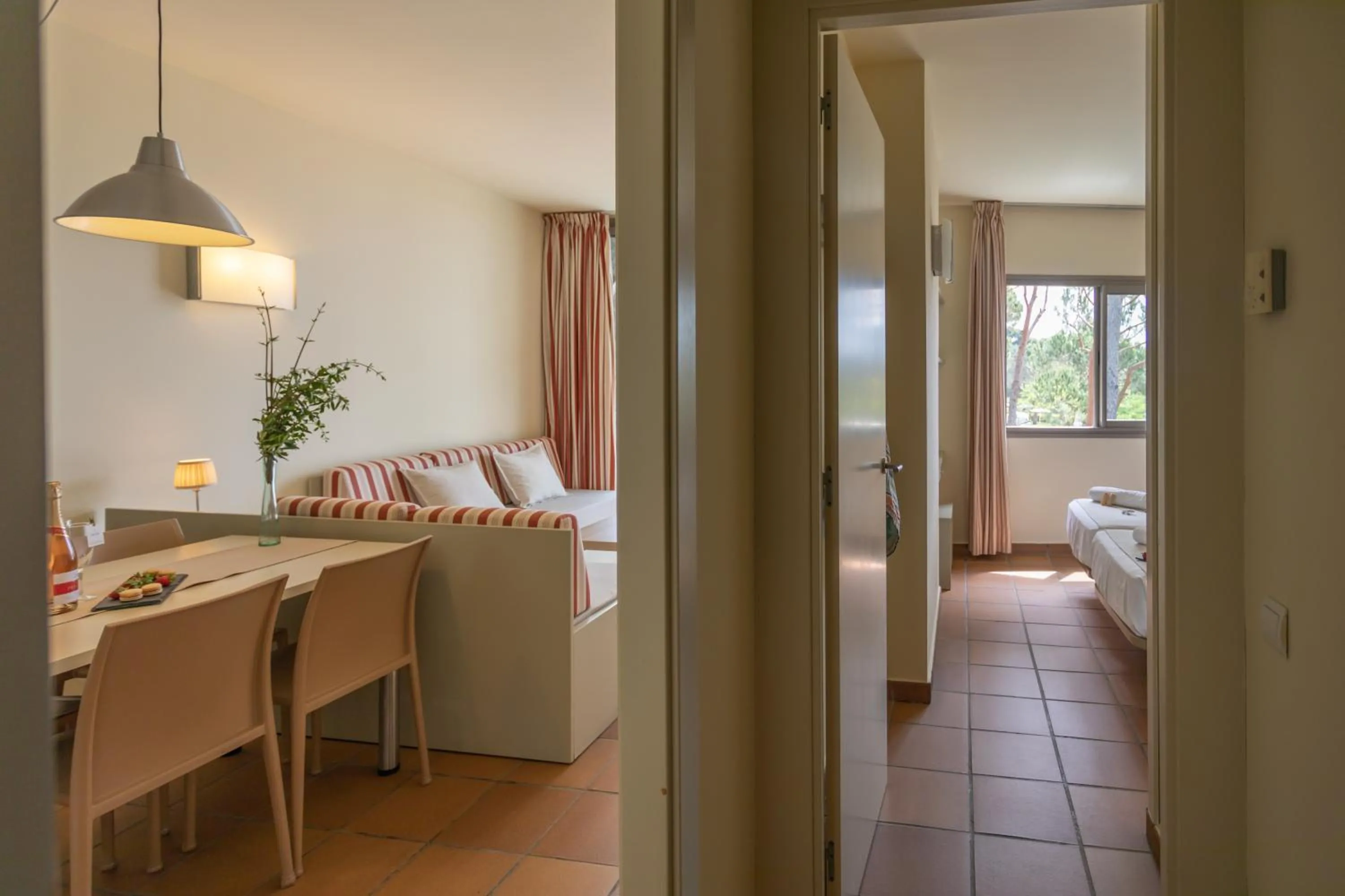 Living room in Aparthotel Ciutat de Palol