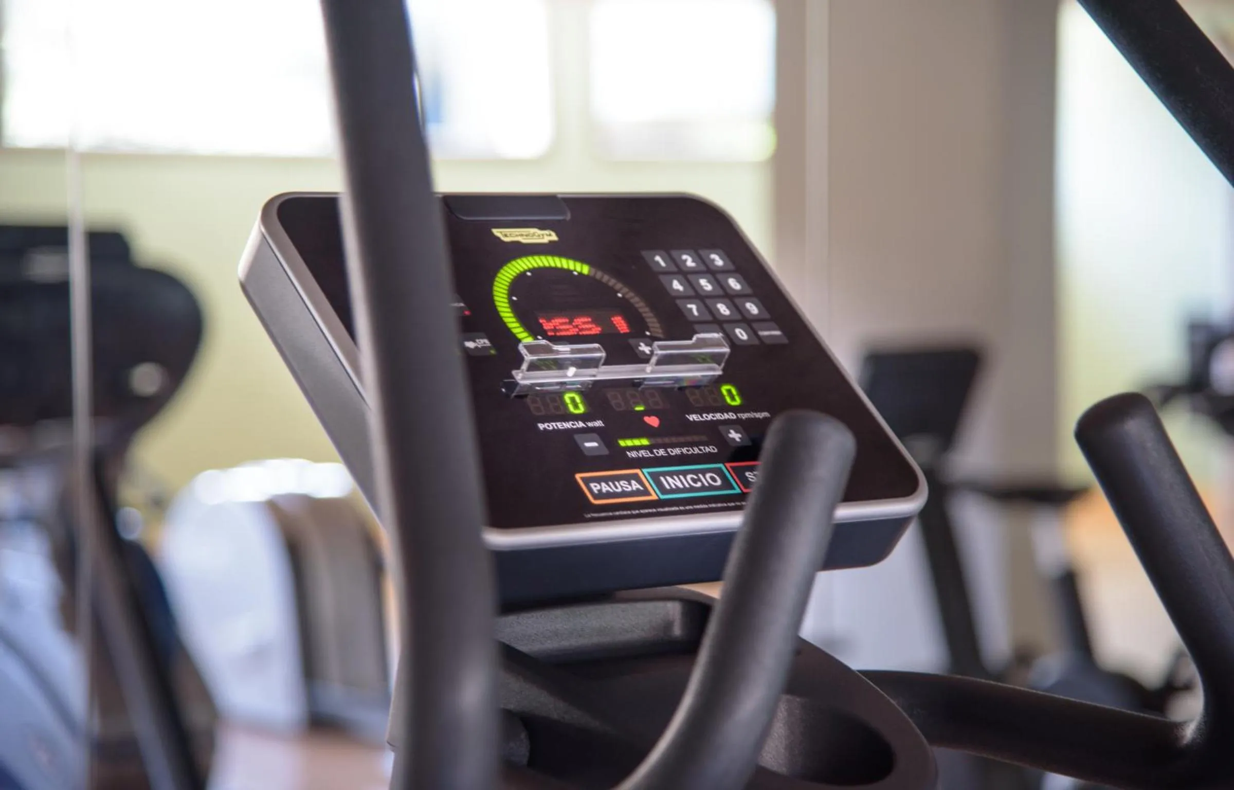 Fitness centre/facilities in Aparthotel Ciutat de Palol