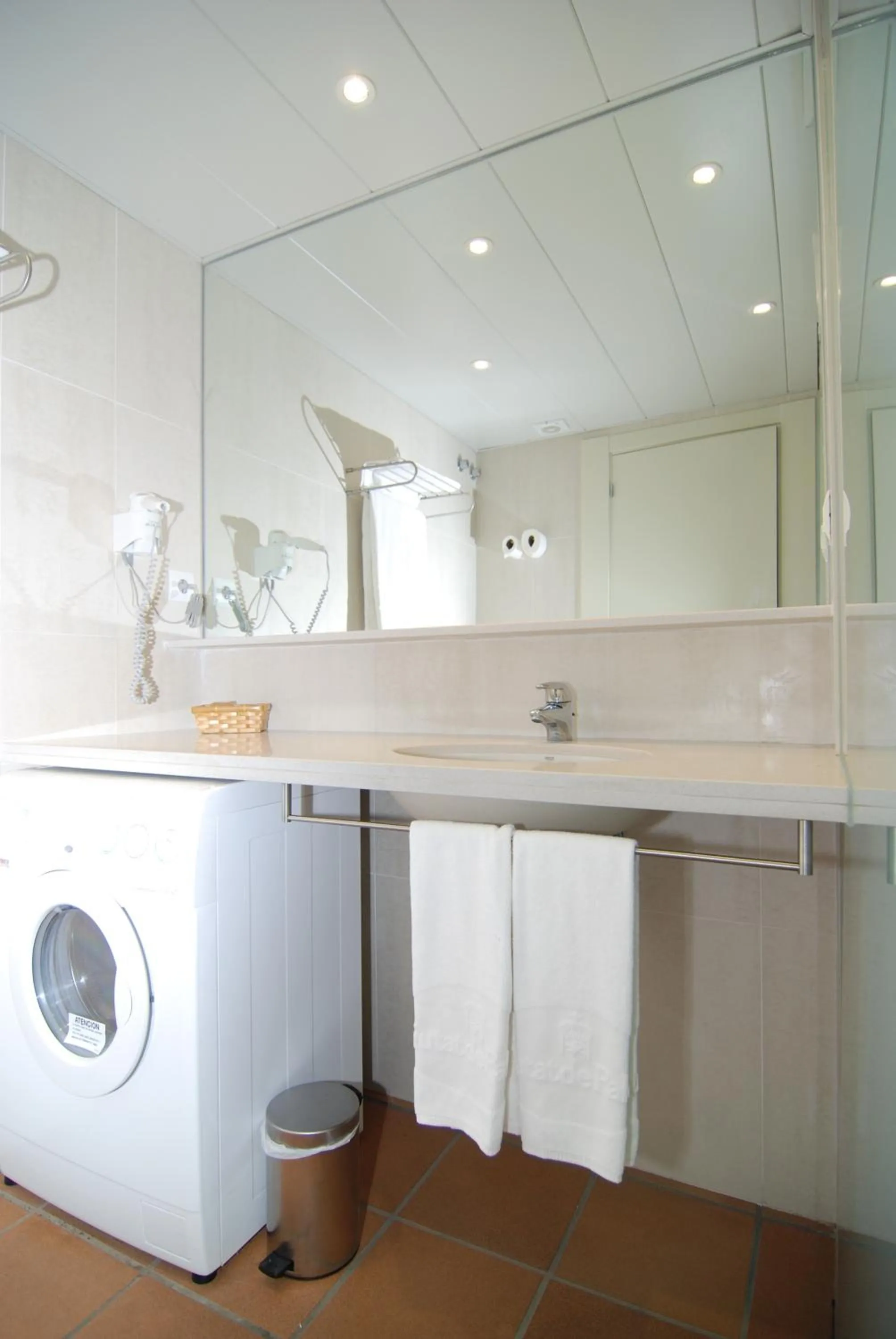 Bathroom in Aparthotel Ciutat de Palol