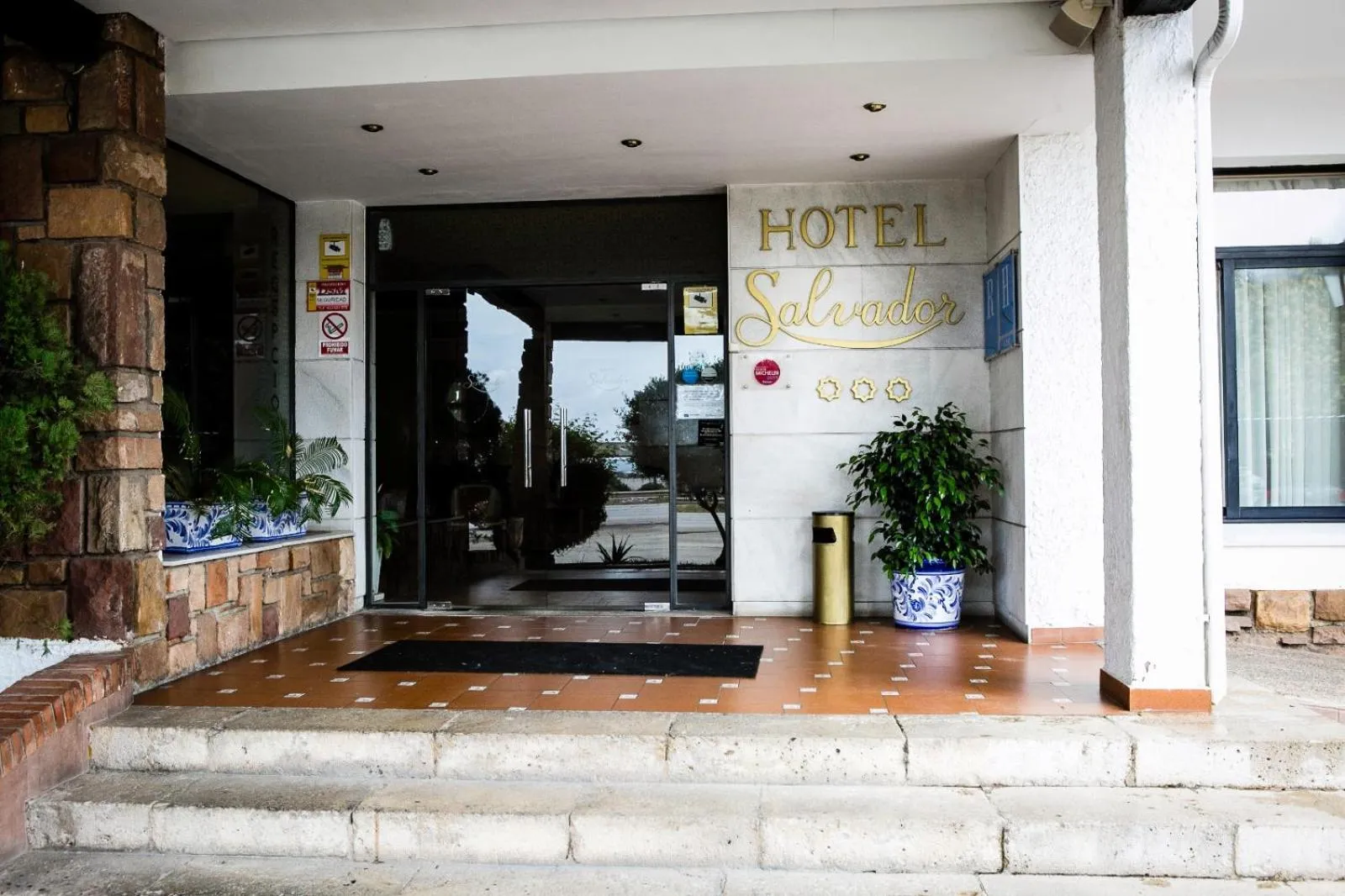 Lobby or reception in Hotel Salvador