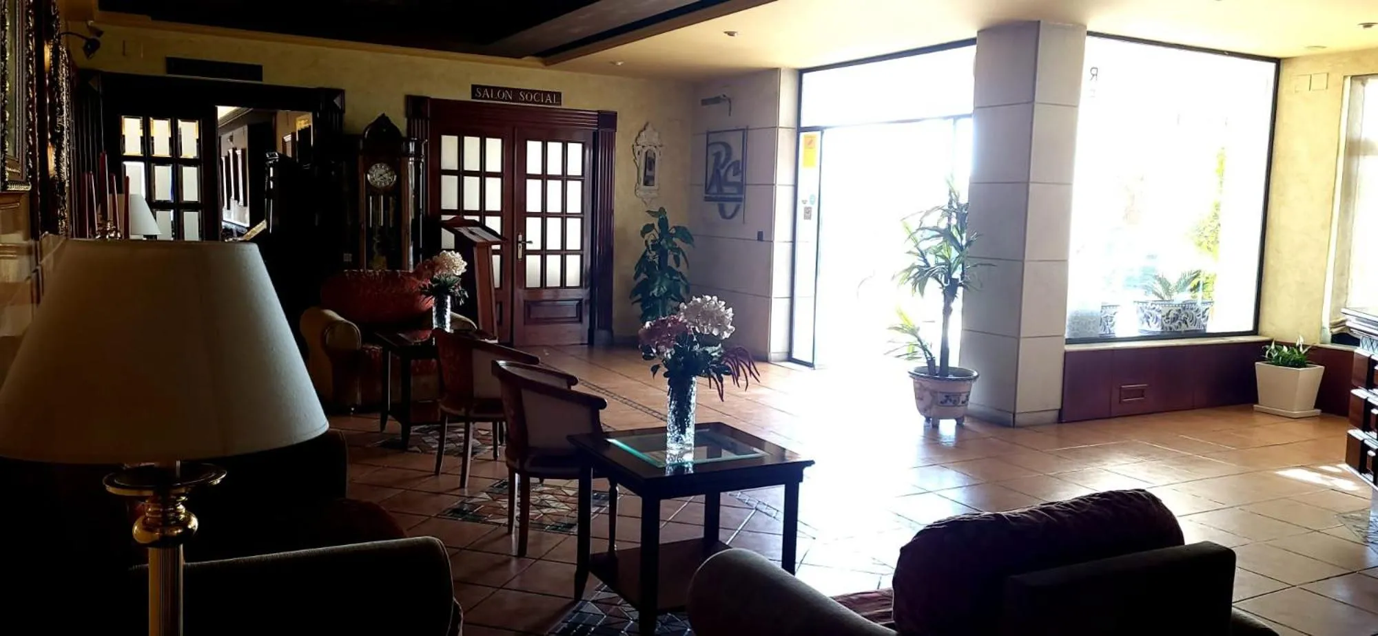 Lobby or reception in Hotel Salvador