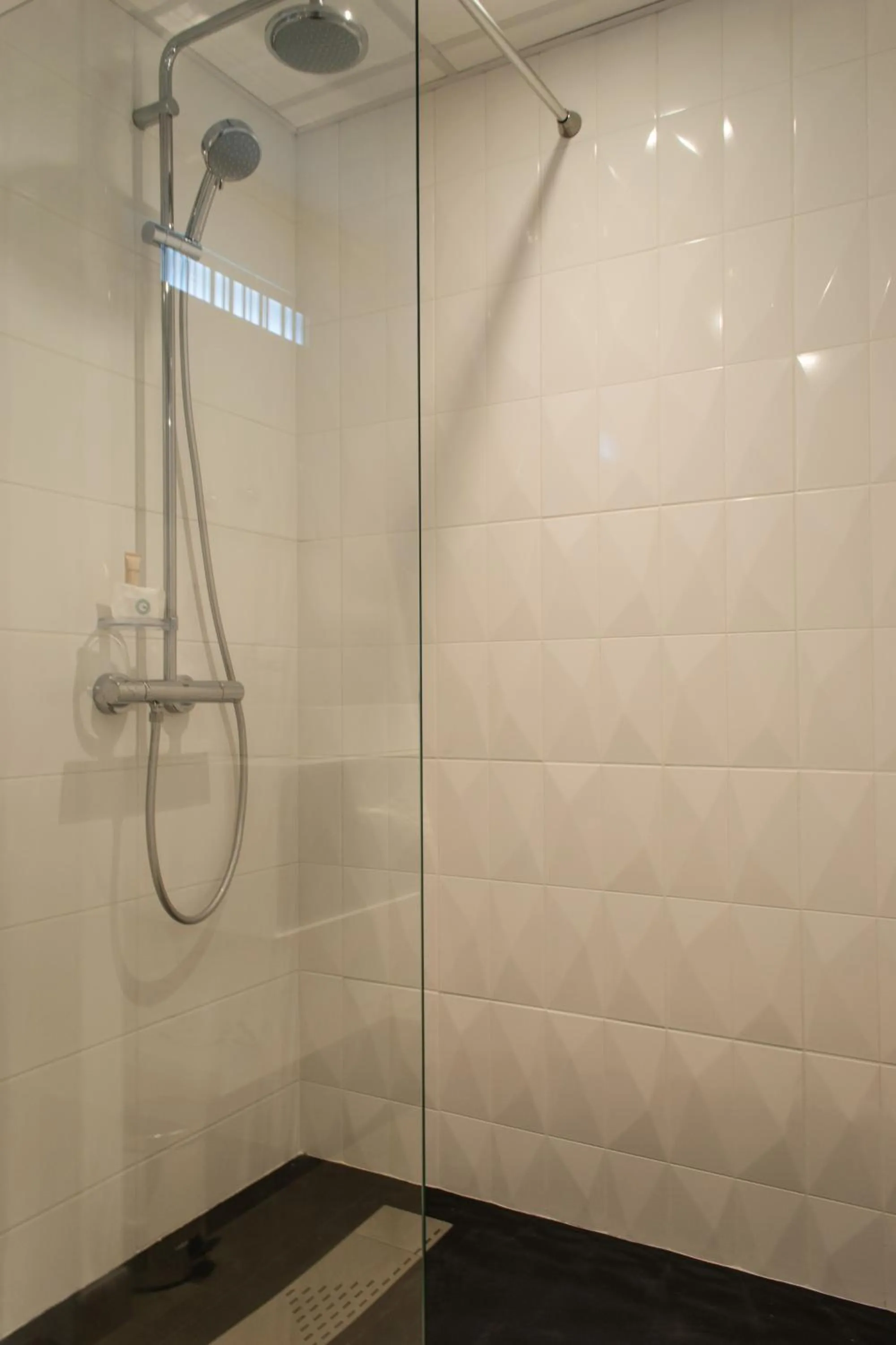 Shower in Hôtel Le Rive Droite & SPA