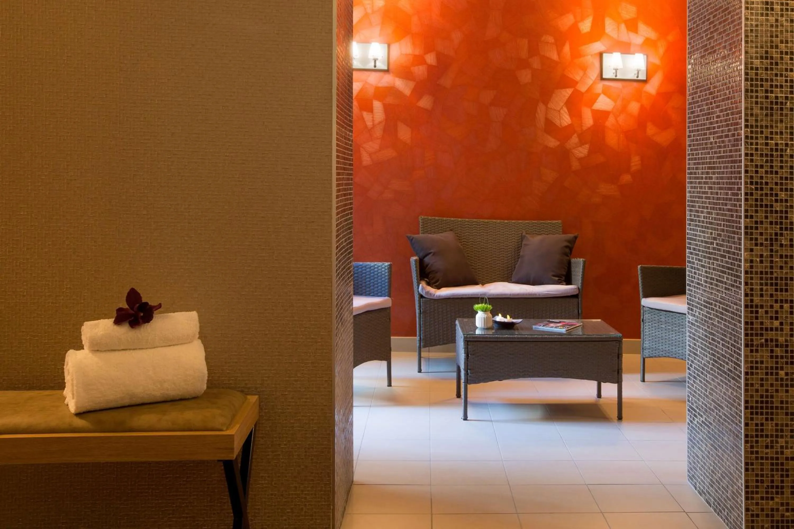 Spa and wellness centre/facilities in Hôtel Le Rive Droite & SPA