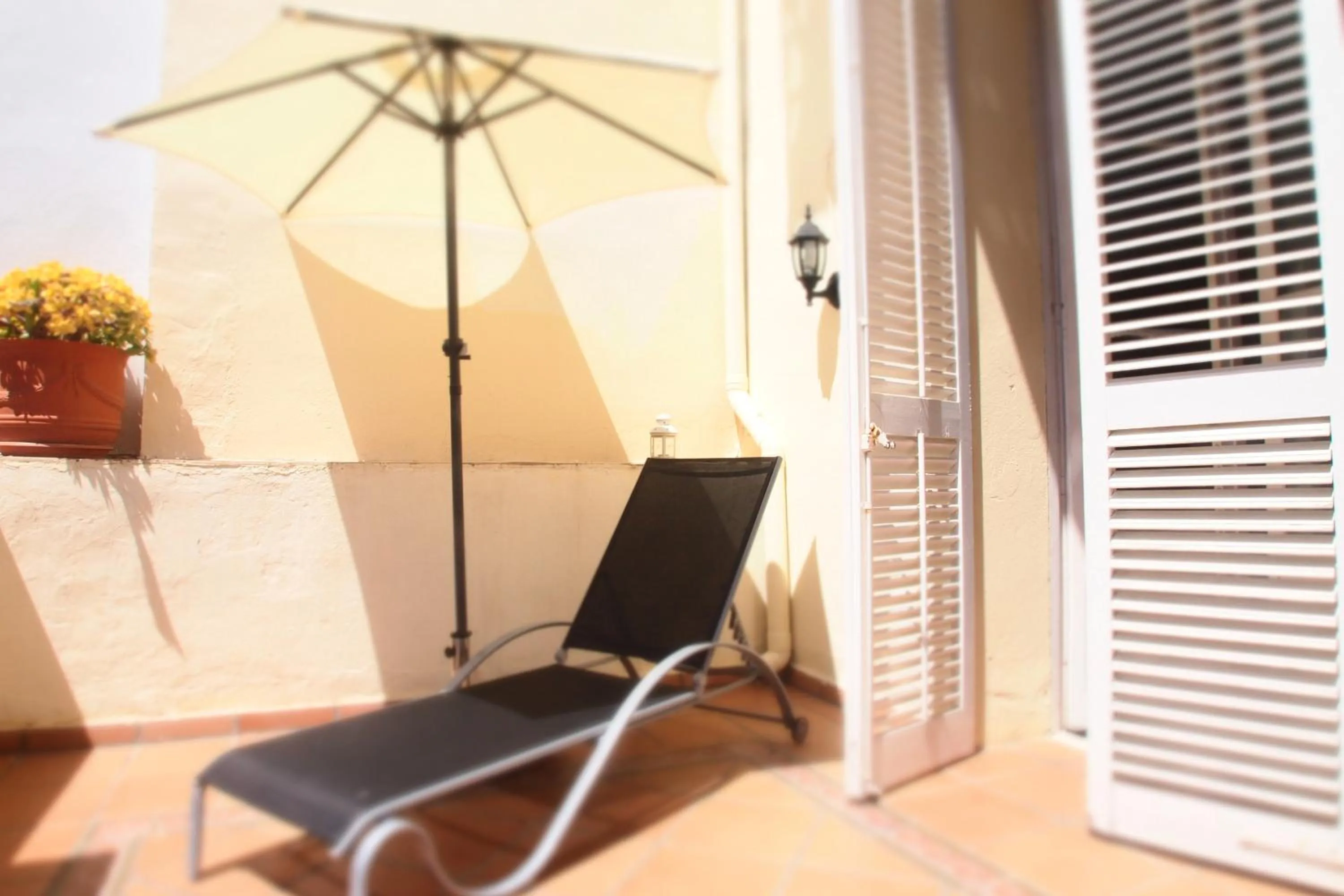 Balcony/Terrace in Privat Hotel Liberty Sitges