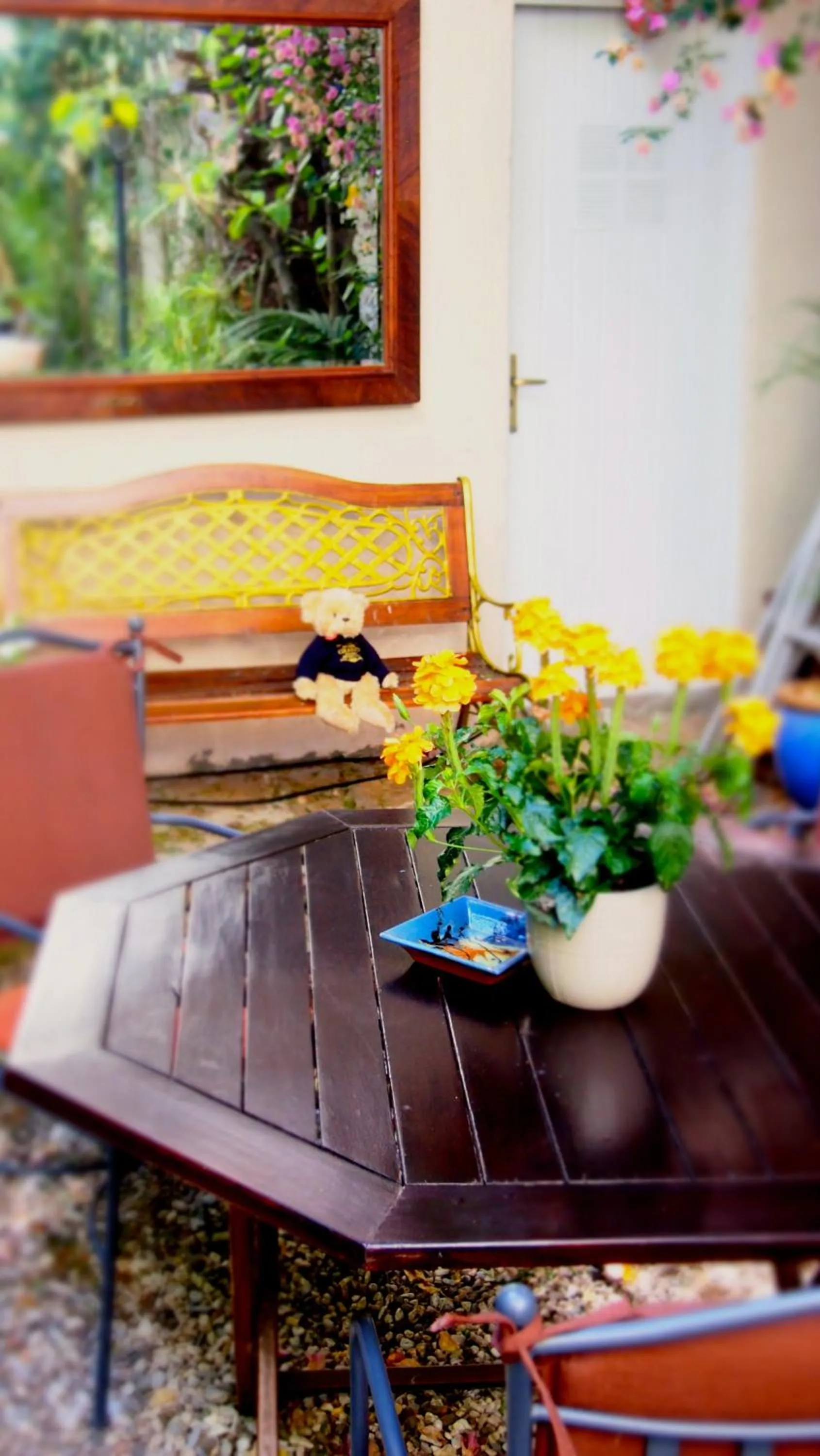 Patio in Privat Hotel Liberty Sitges