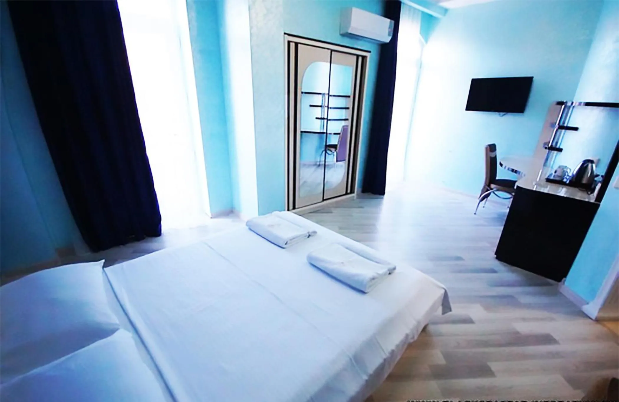 Bedroom, Bed in Black Sea Star Batumi