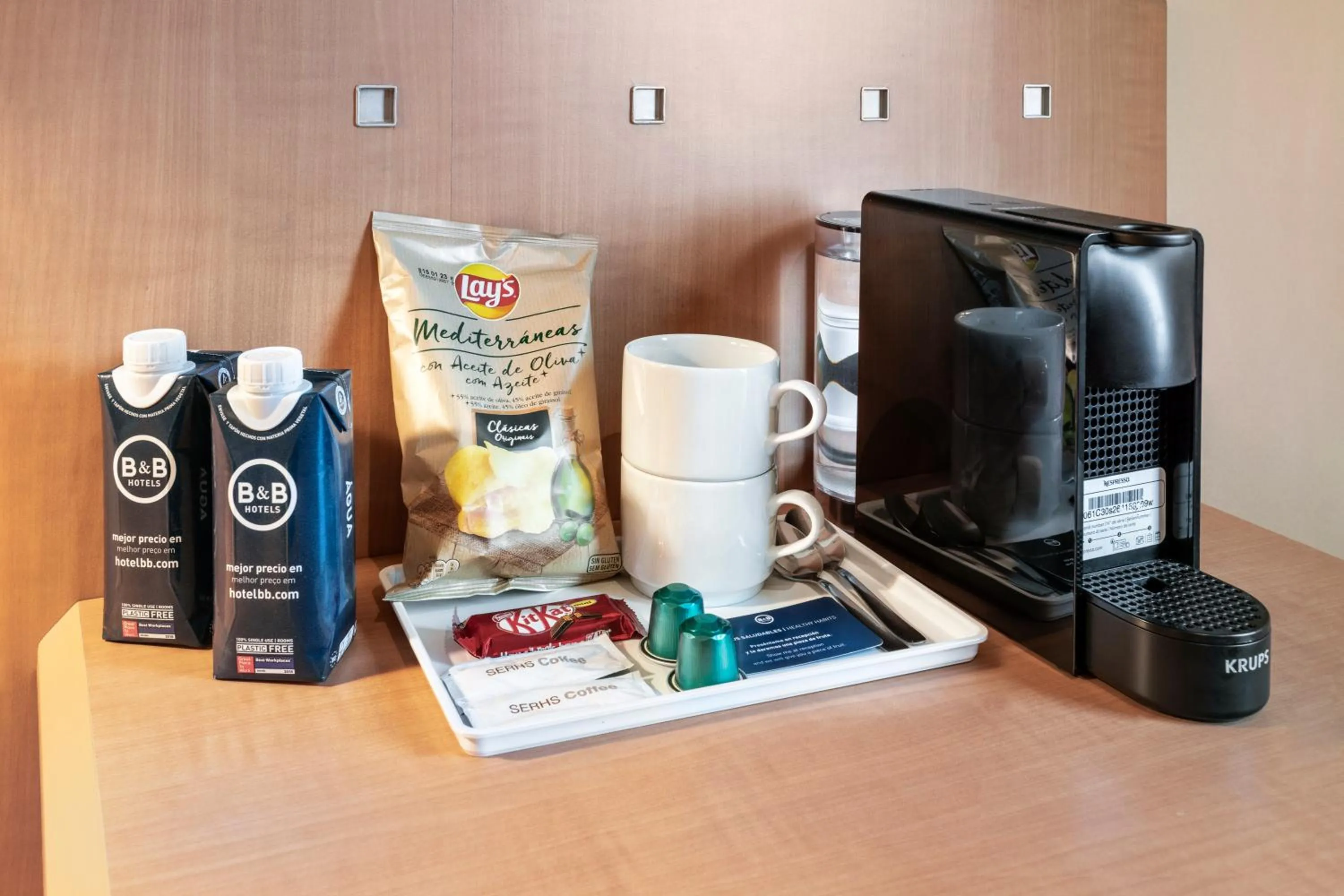 Coffee/tea facilities in B&B HOTEL Madrid Arganda