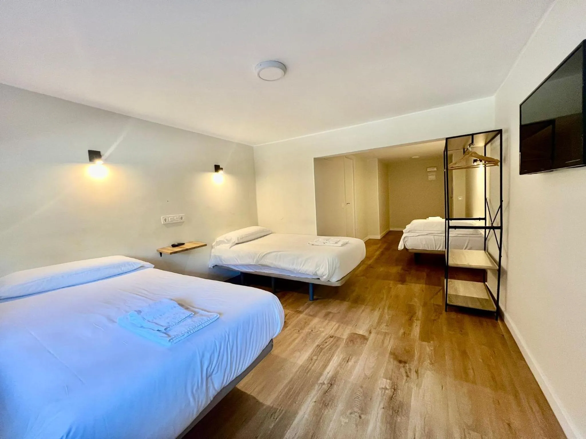 Bed in Hostal Mindanao