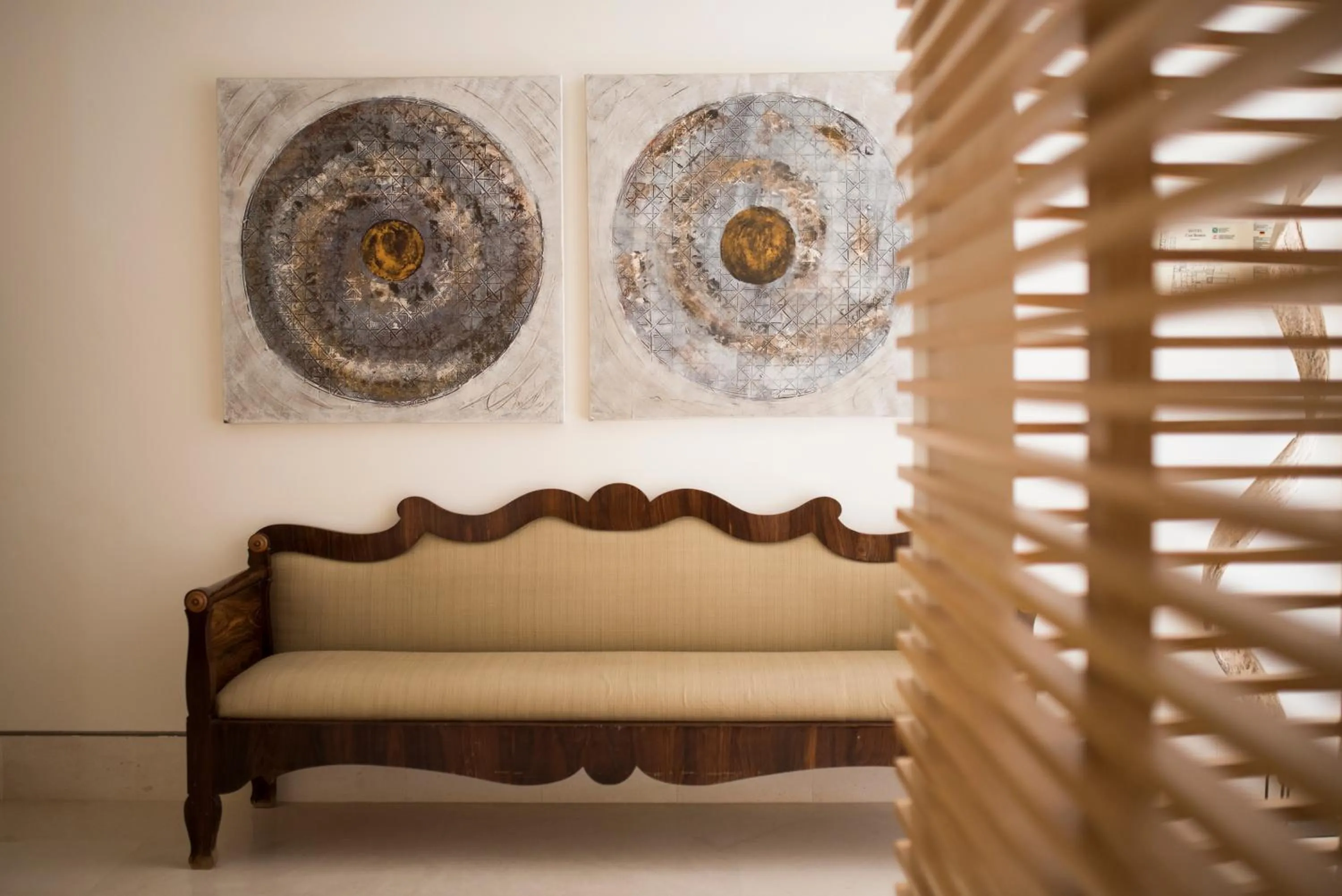 Decorative detail in Hotel Ca'n Bonico