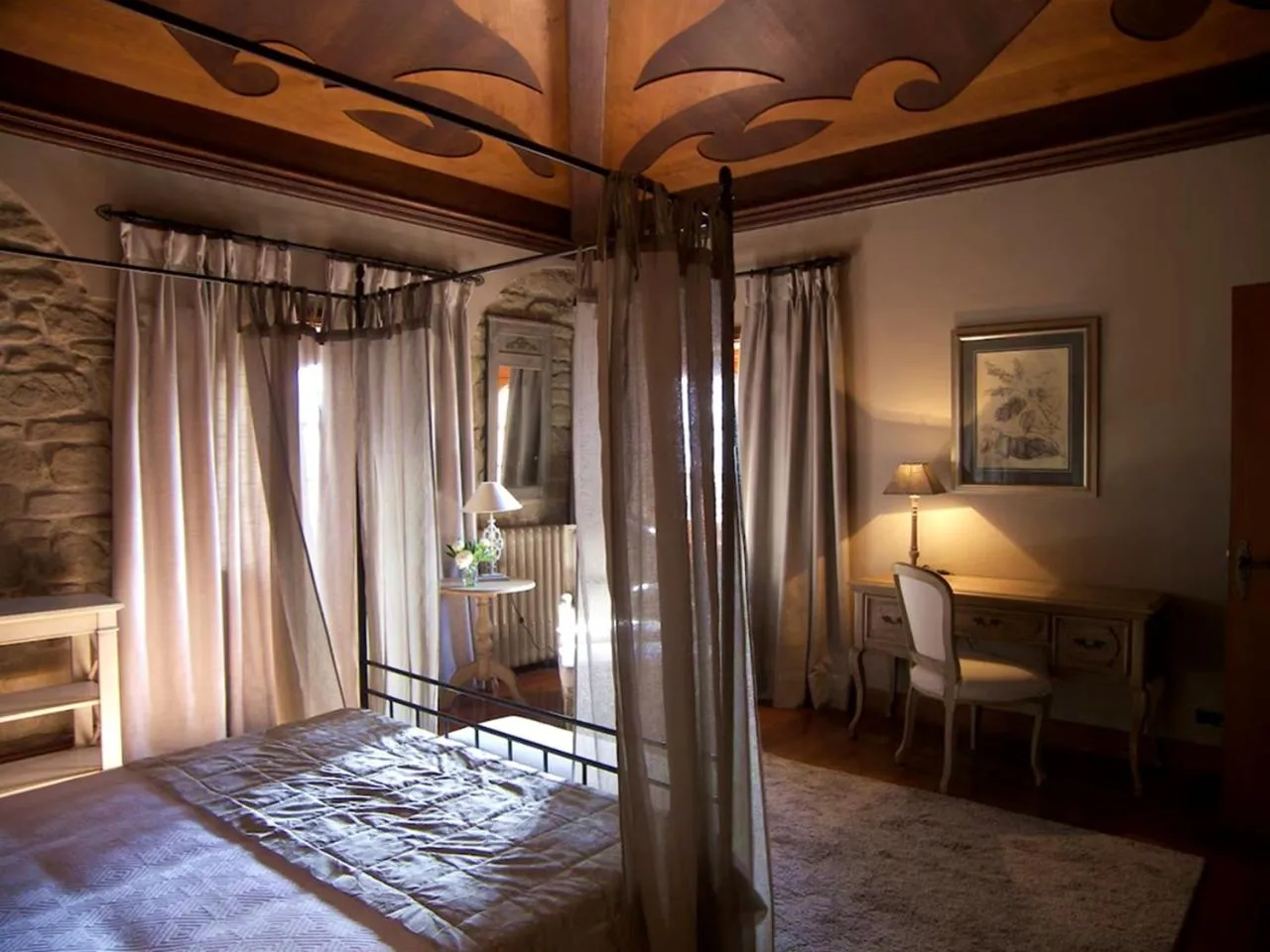 Bed in Hotel Castillo El Collado