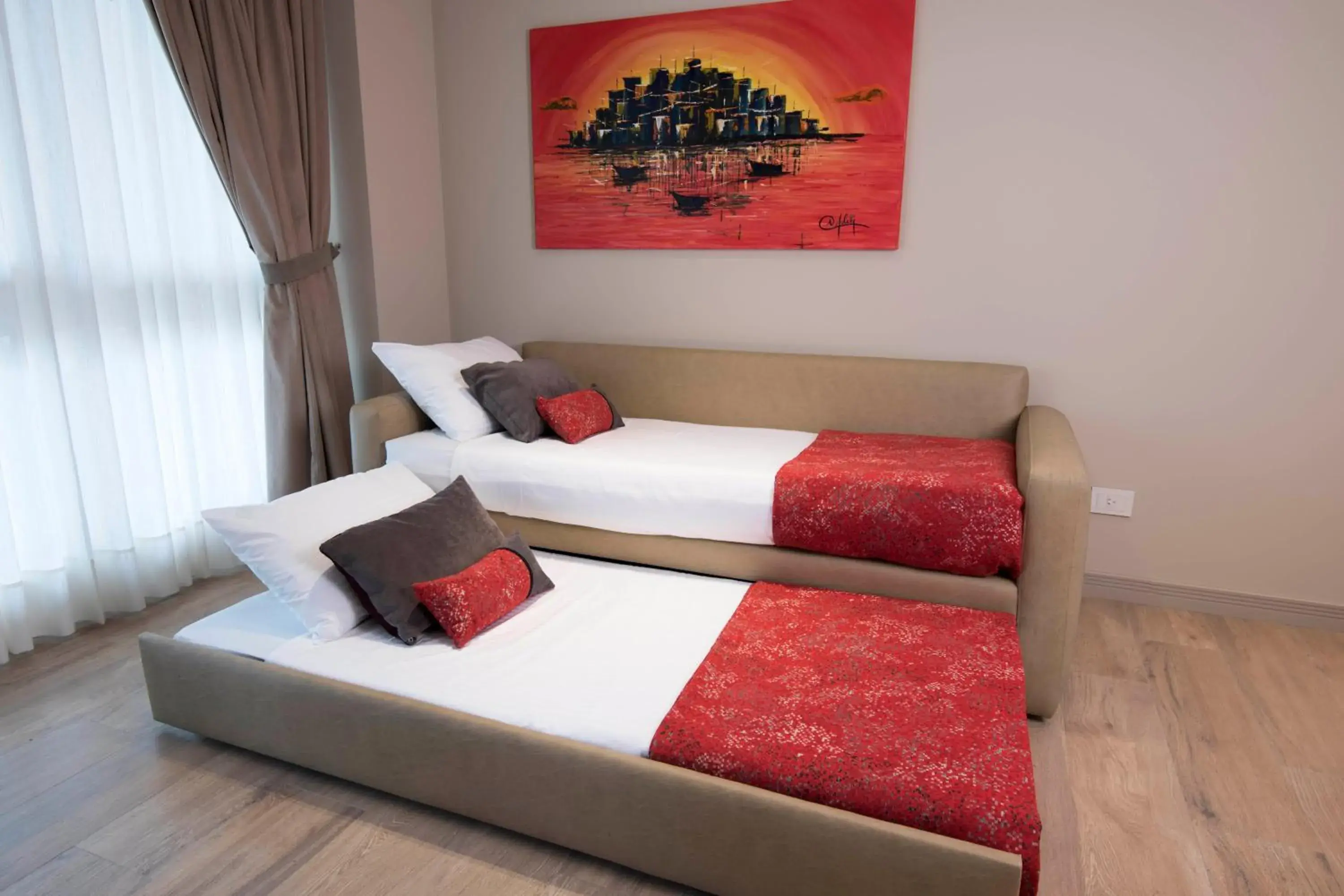 Bed in ARC Arenales Studios & Suites Bed in ARC Arenales Studios & Suites