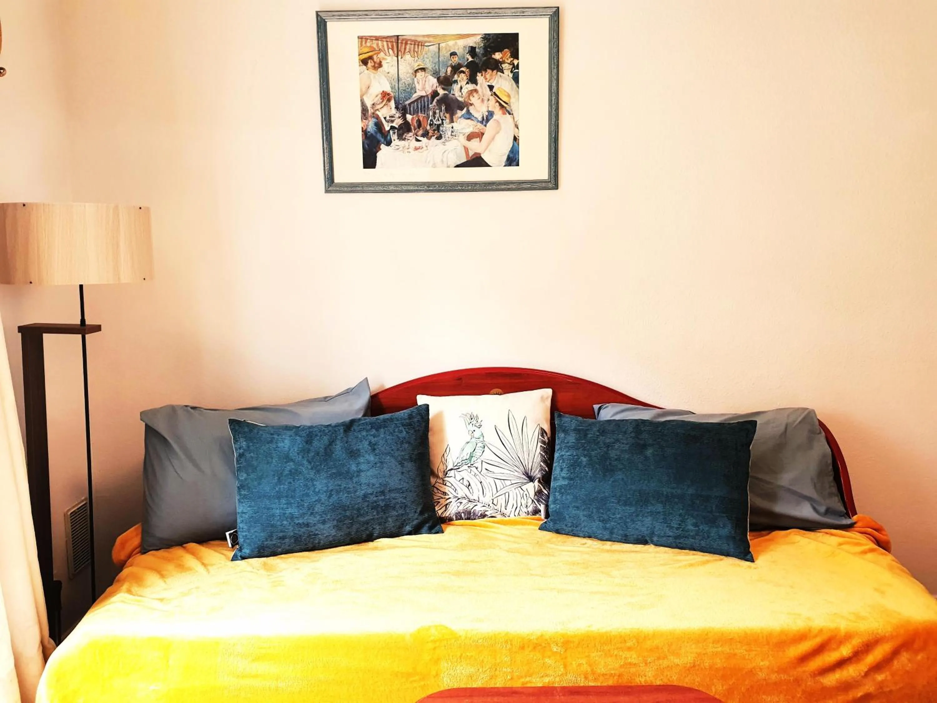 Living room, Bed in Residence Port Guillaume - maeva Home