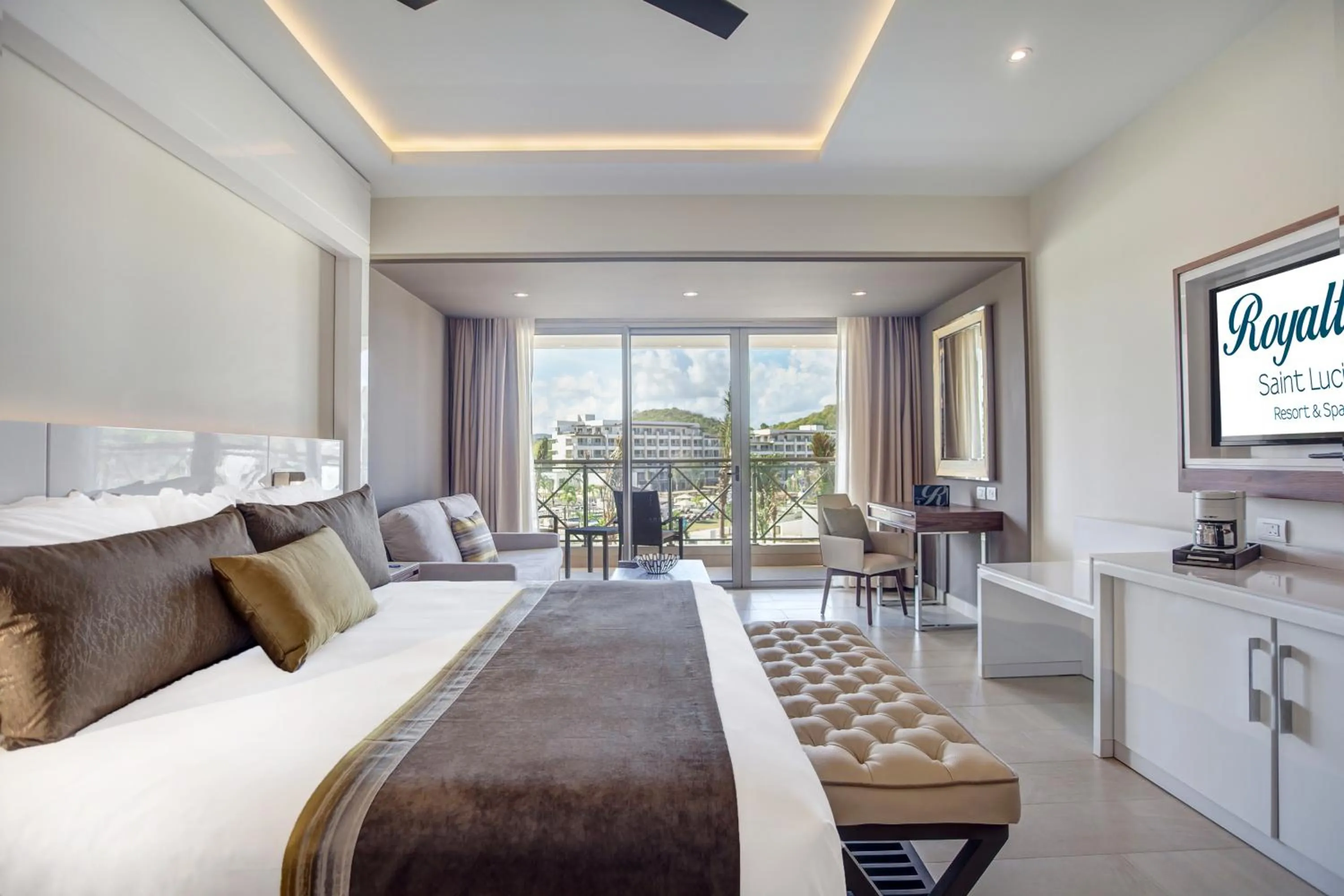 Bedroom, Bed in Royalton Hideaway Saint Lucia, An Autograph Collection All-Inclusive Resort - Adults Only