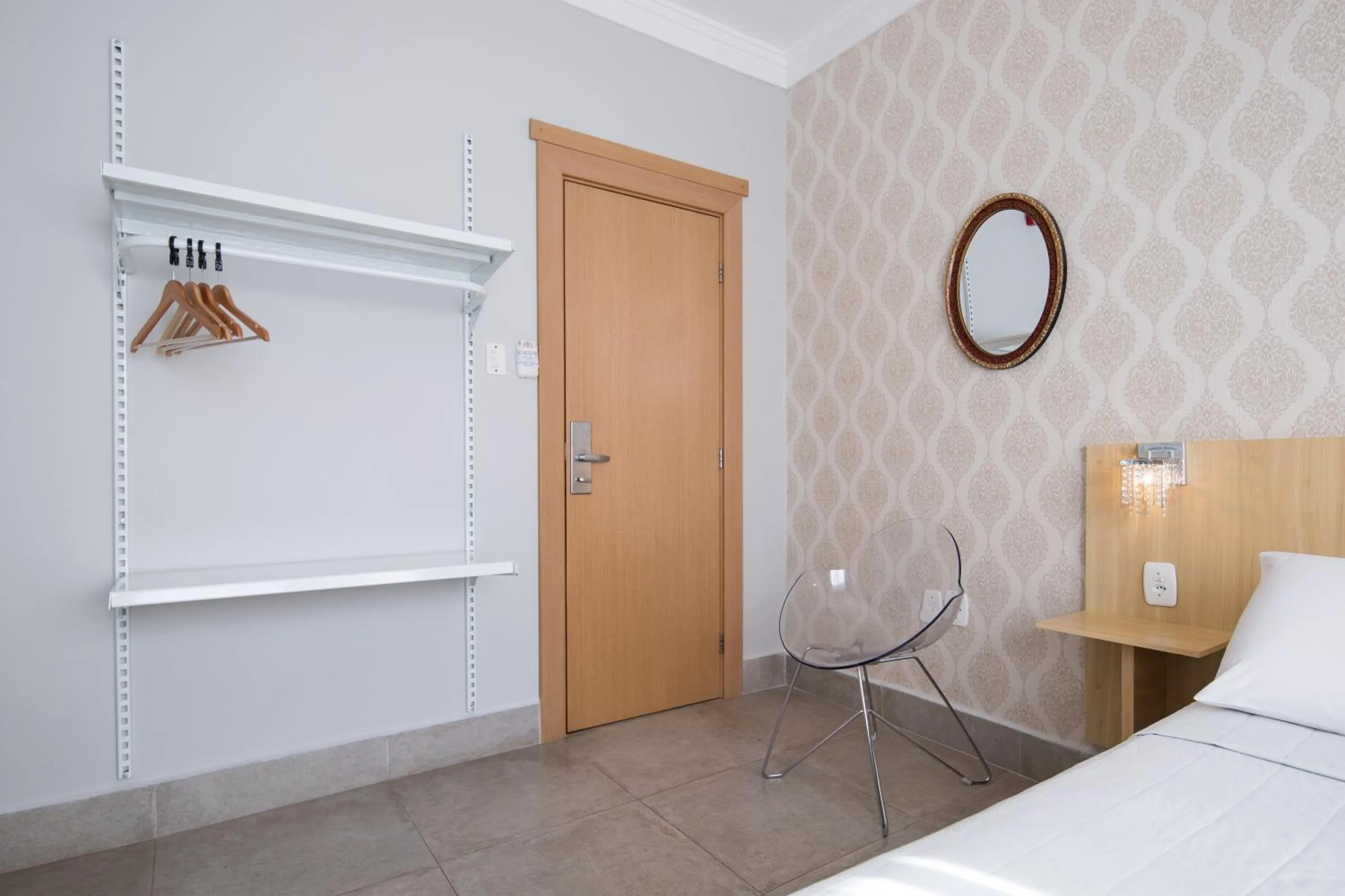 Bed in Hotel São Vicente