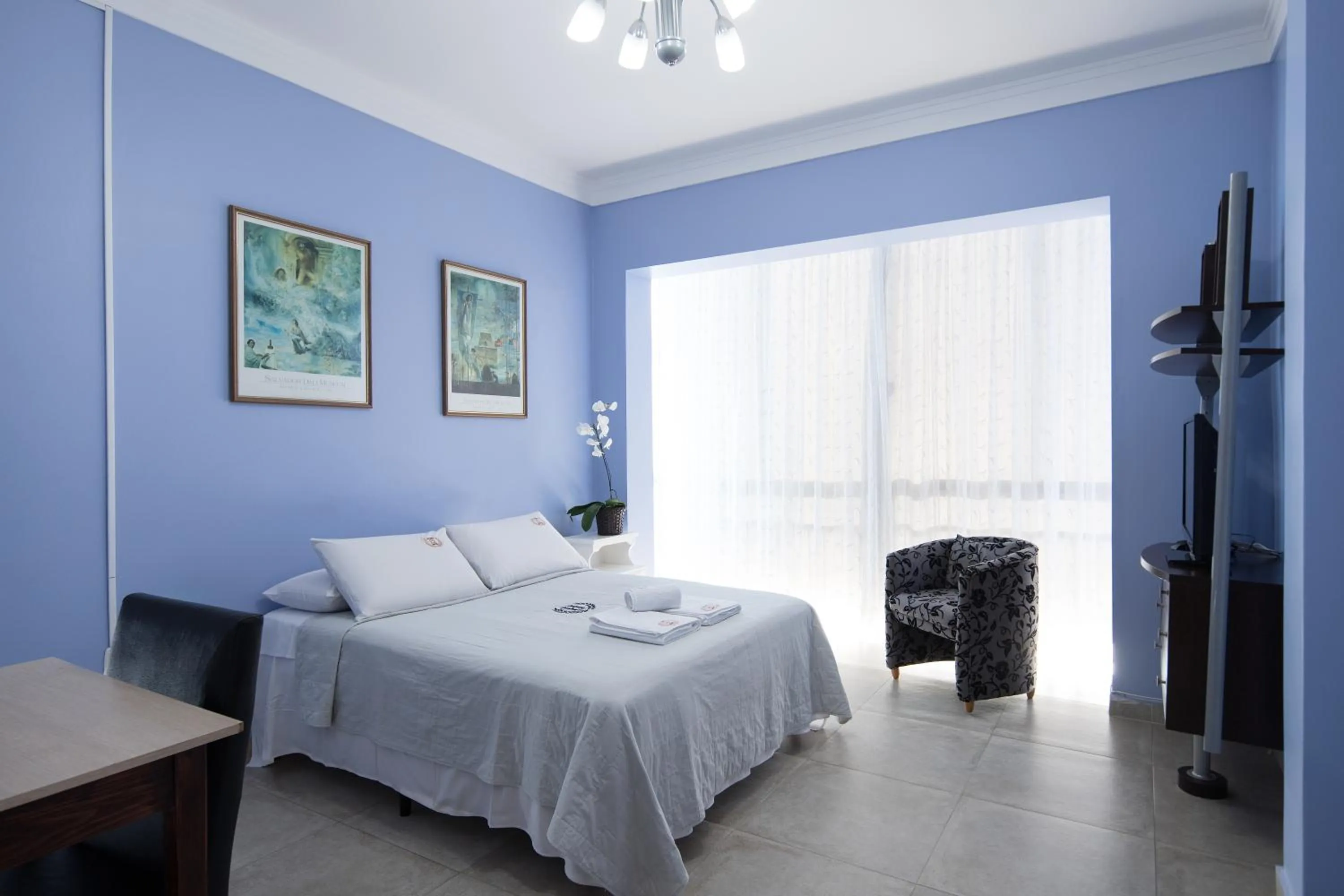 Bed in Hotel São Vicente