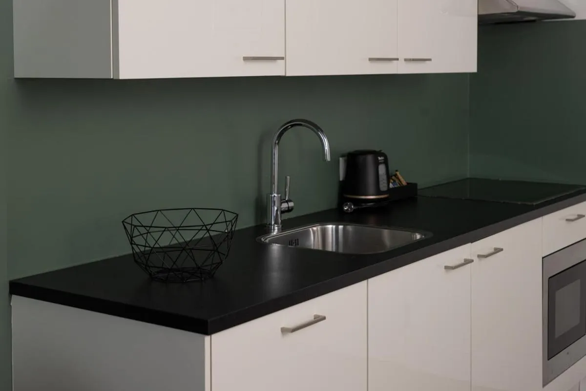 kitchen in Hotel2Stay