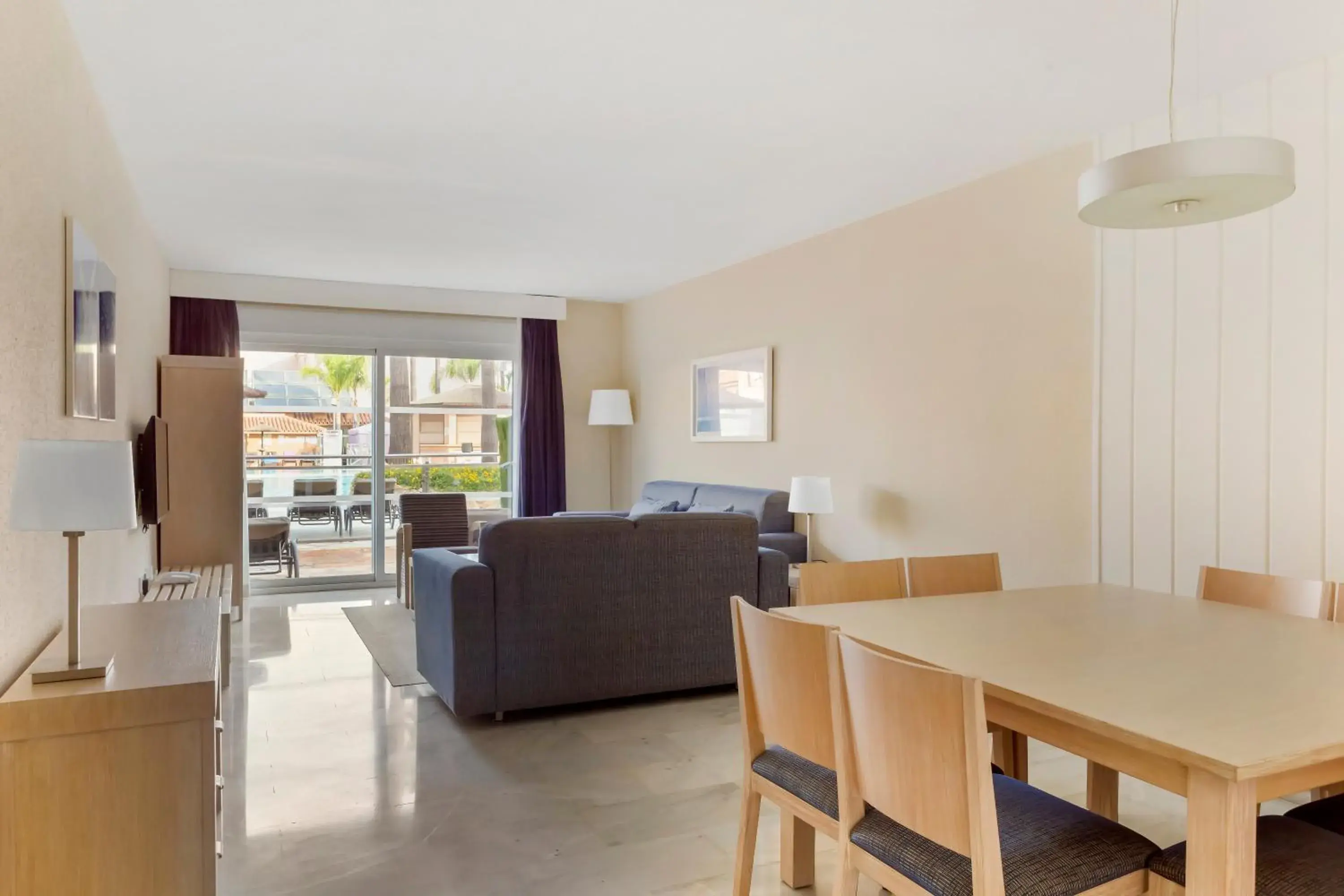 Living room in Los Amigos Beach Club Living room in Los Amigos Beach Club