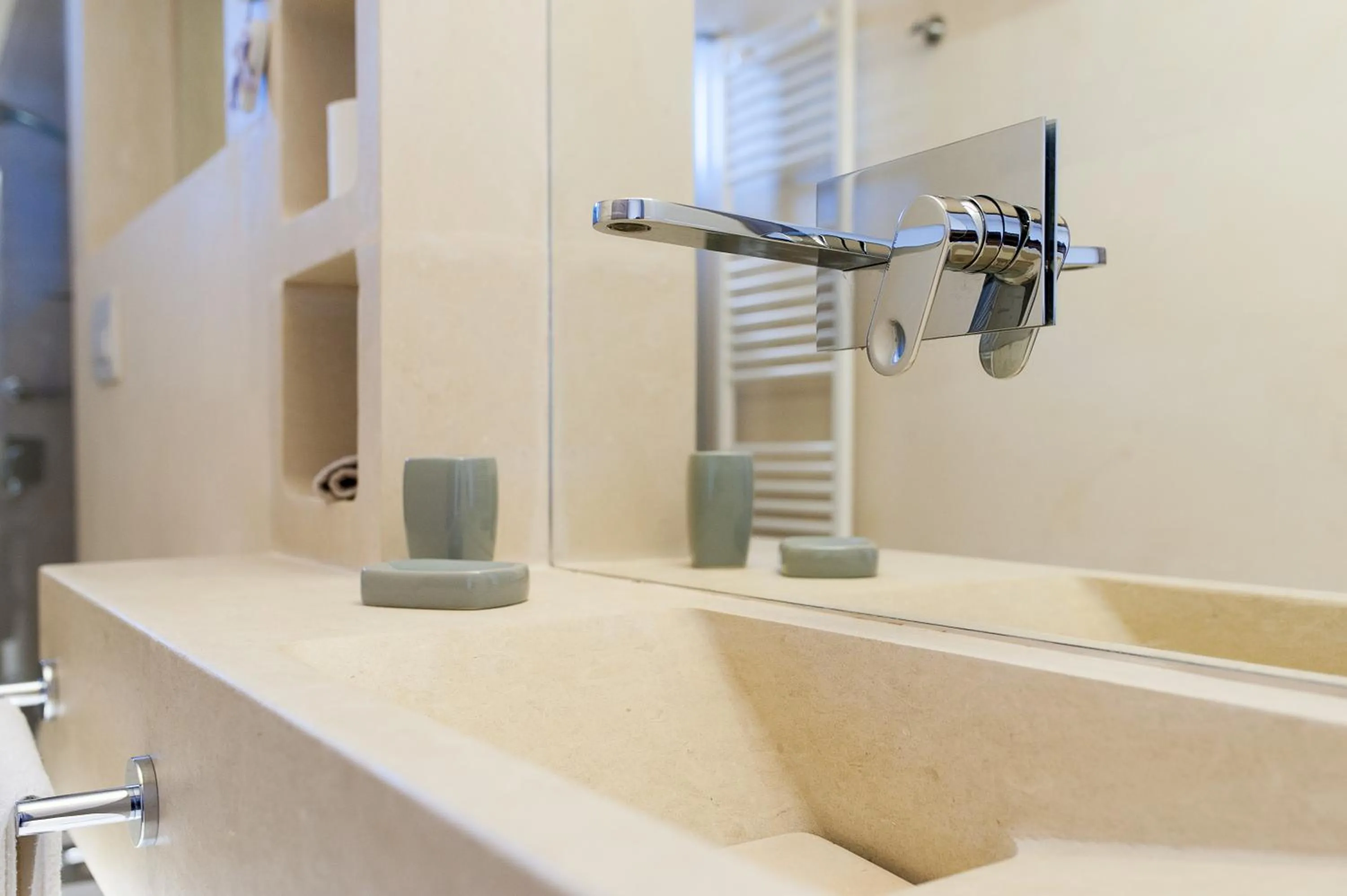 Bathroom in Bianco Mare