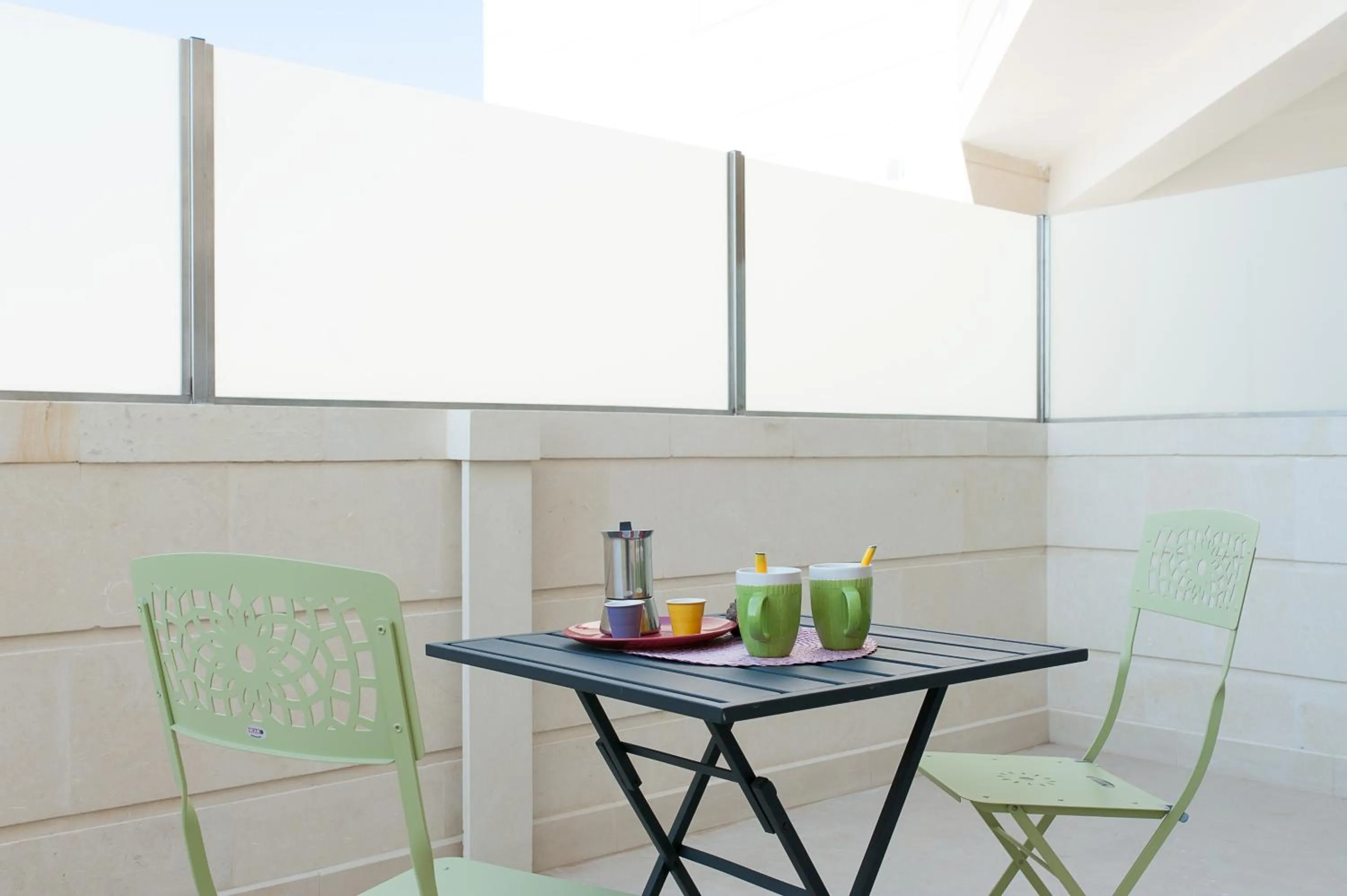 Balcony/Terrace in Bianco Mare