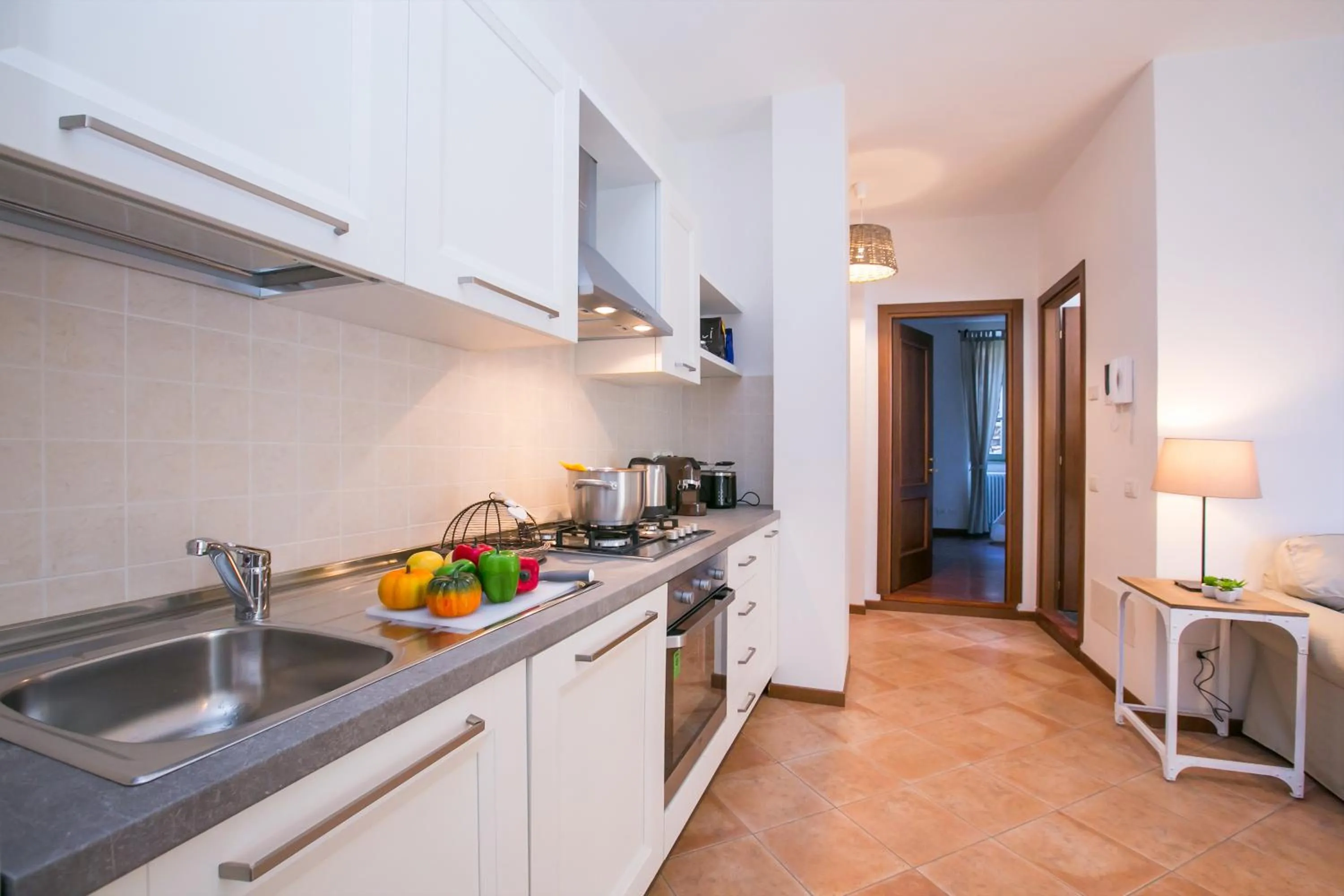 Kitchen or kitchenette in Casa Al Prato Apt. B