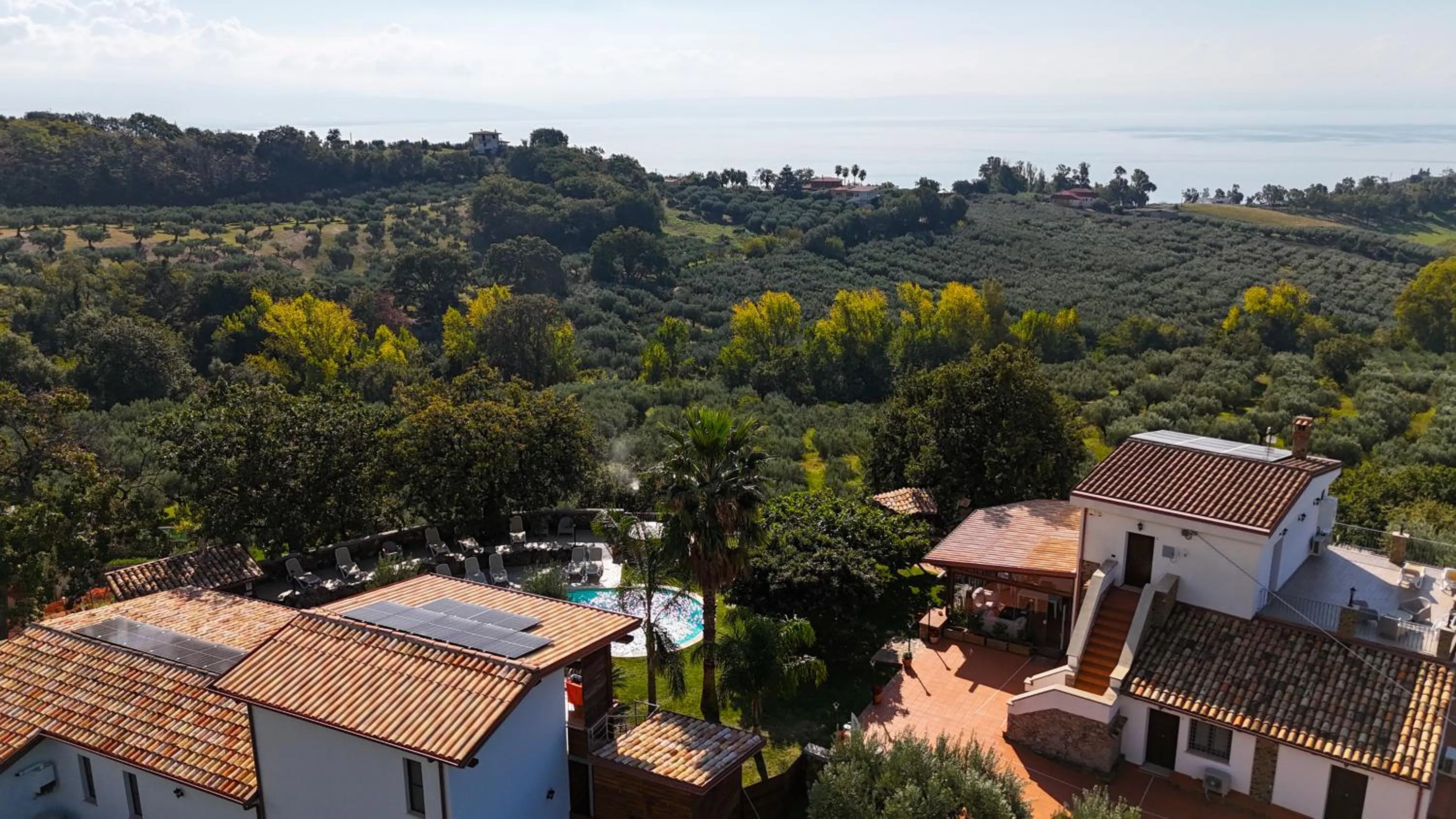 Bird's eye view in Casale Calabria