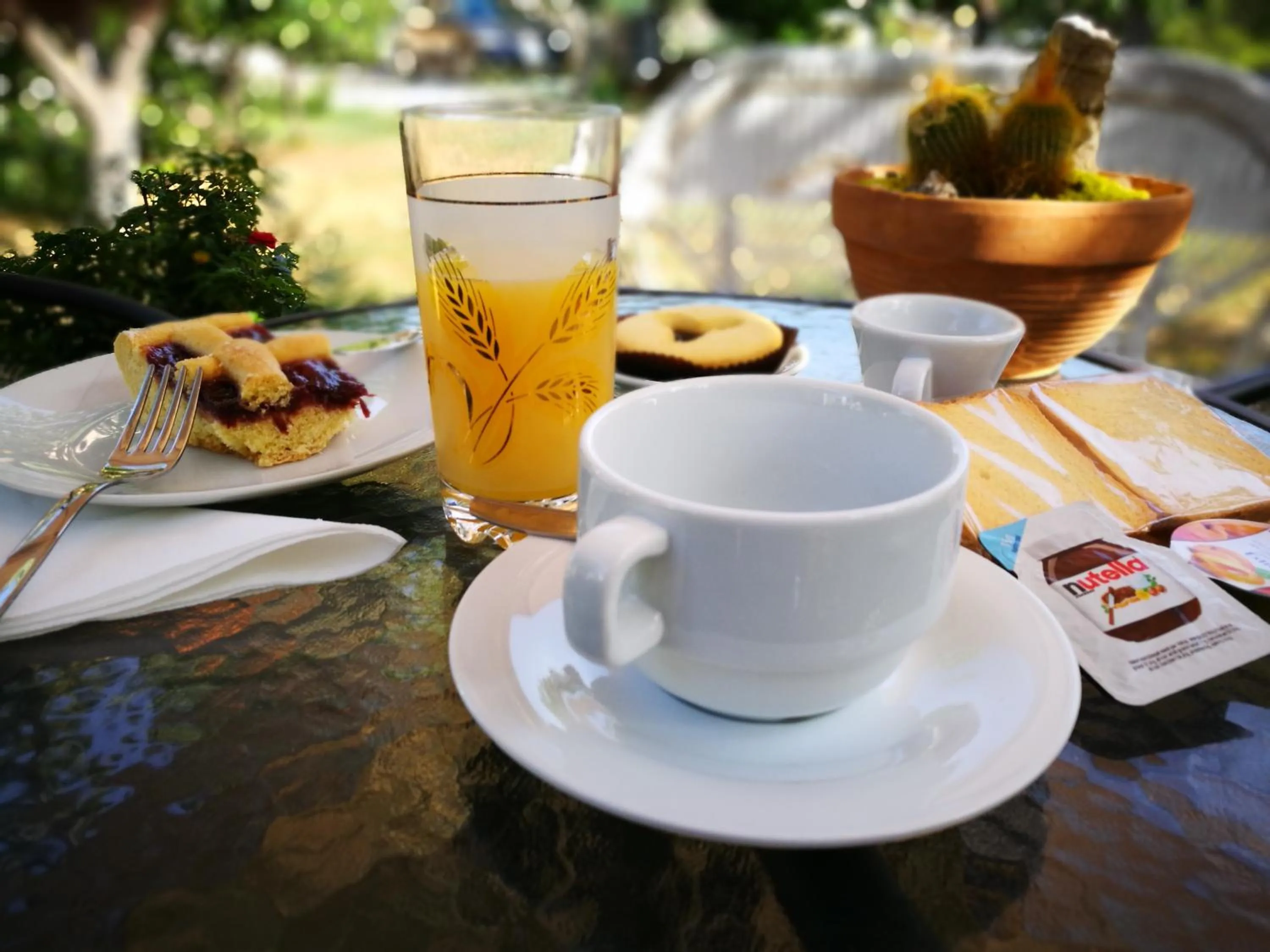 Continental breakfast in La Residenza del Marchesato