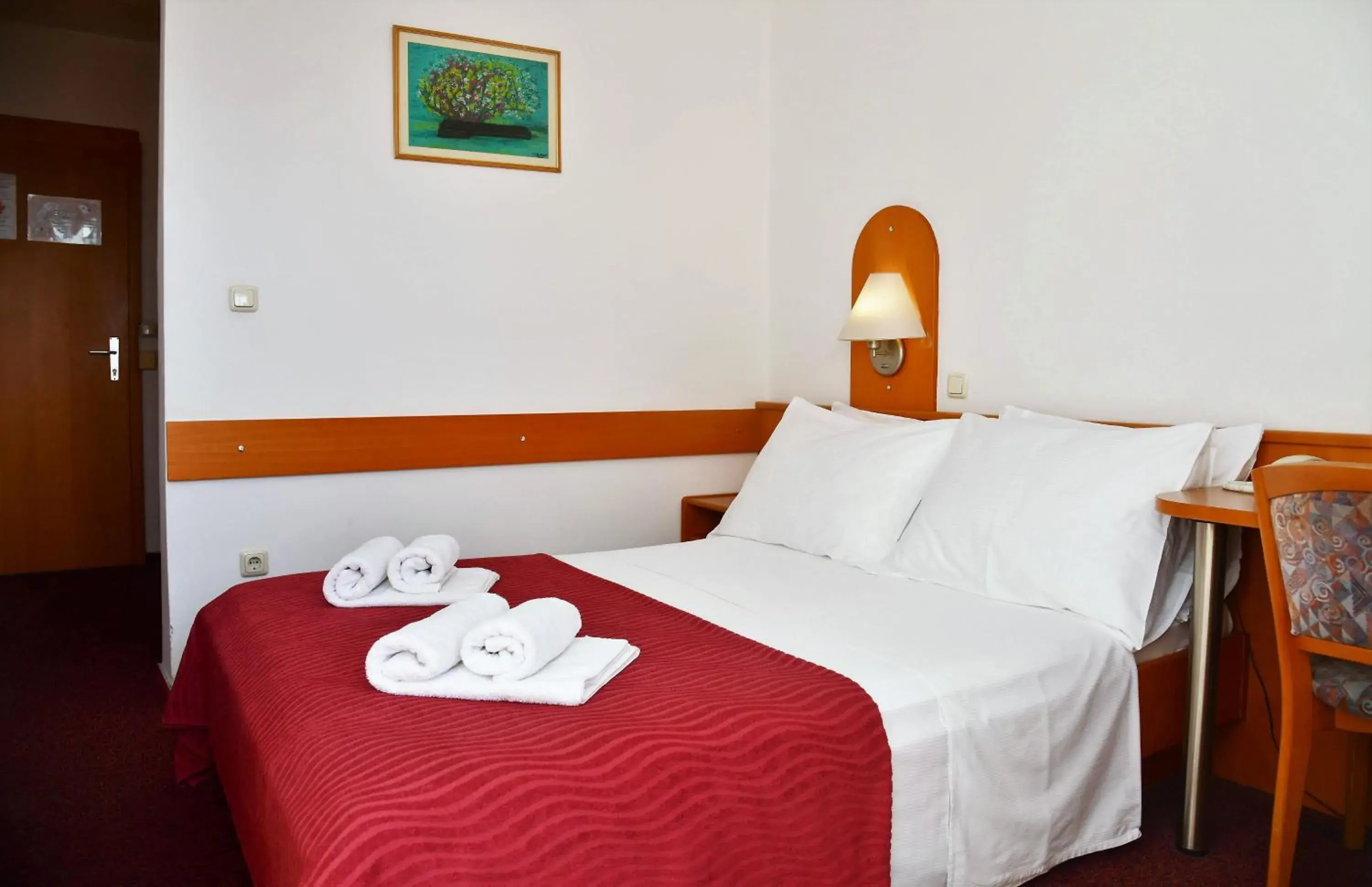 Bed in Hotel Alkar - Family Friendly Hotel with Pool in Sinj, Dalmatia Bed in Hotel Alkar - Family Friendly Hotel with Pool in Sinj, Dalmatia