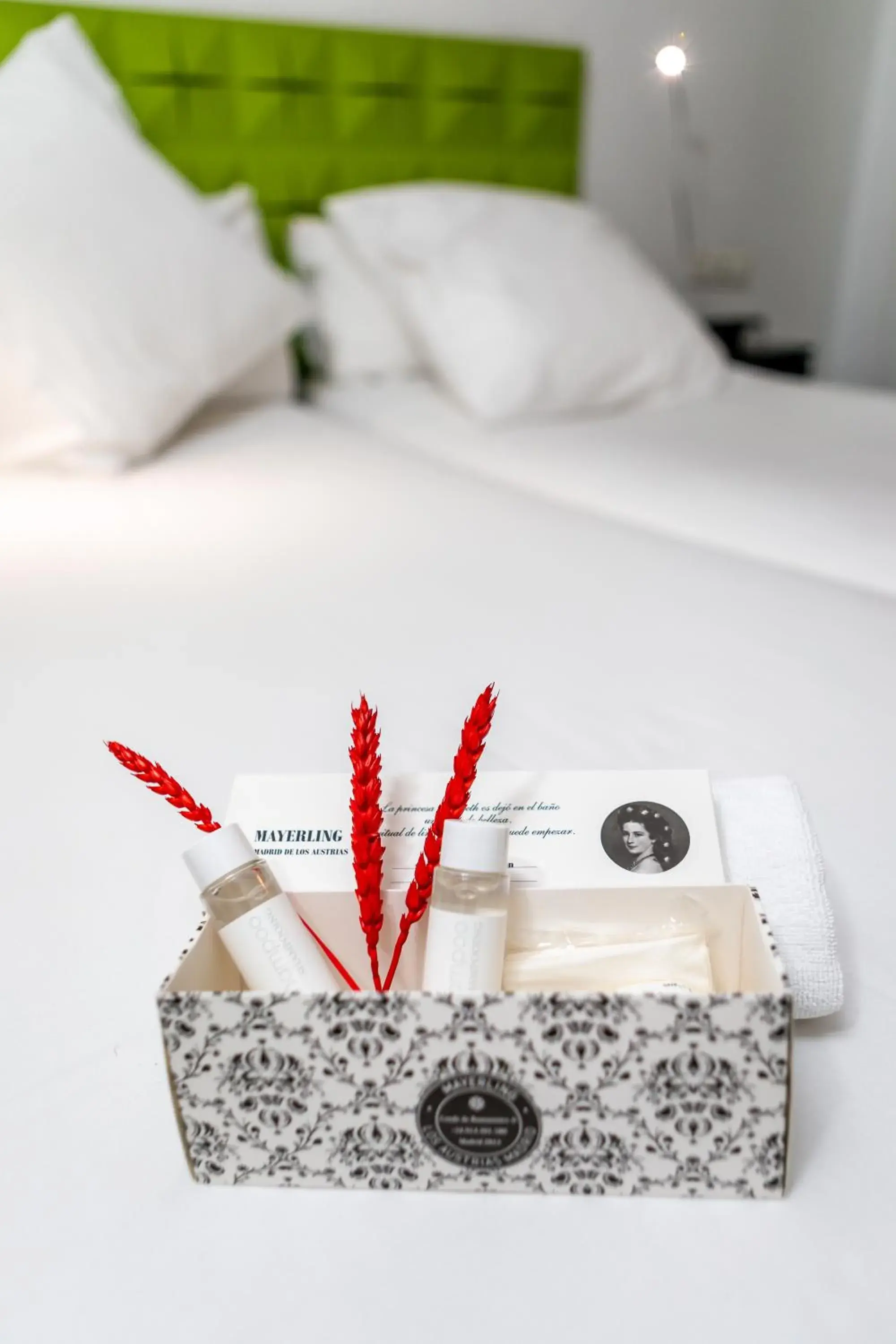 Bedroom, Bed in Mayerling Hotel Bedroom, Bed in Mayerling Hotel