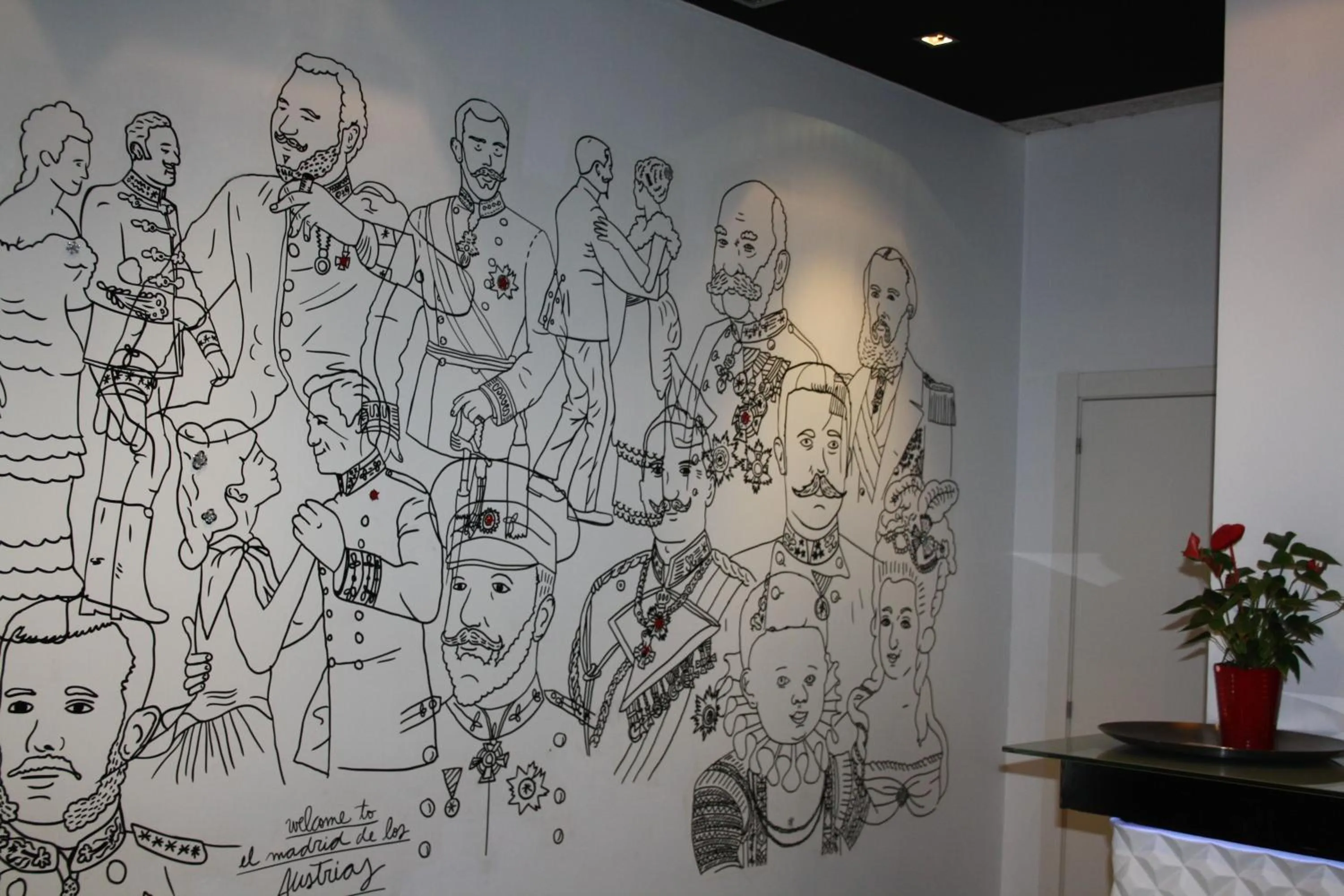 Decorative detail in Mayerling Hotel