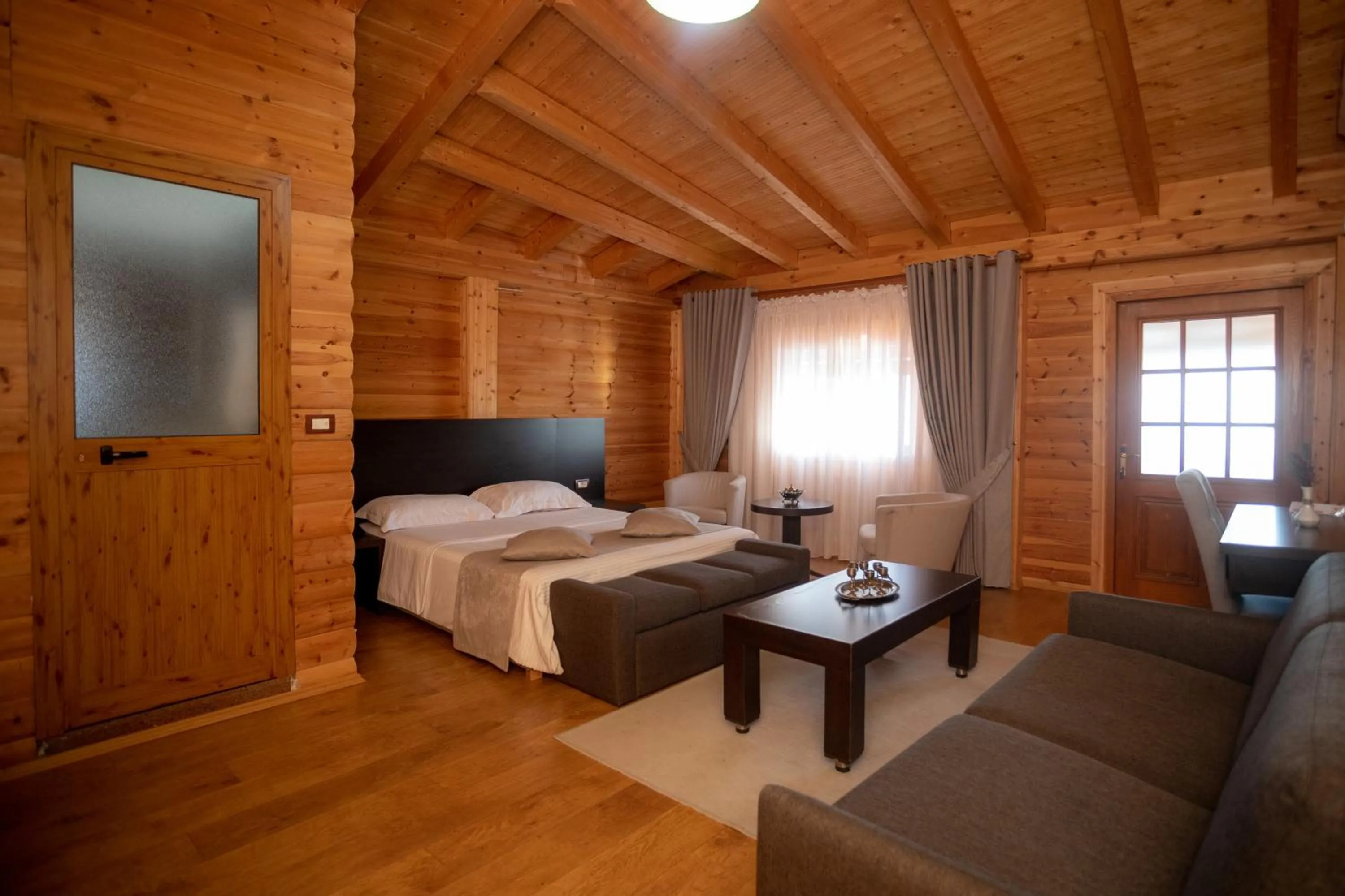 Deluxe Double Room with Balcony in Hotel Shpija e Gjyshit