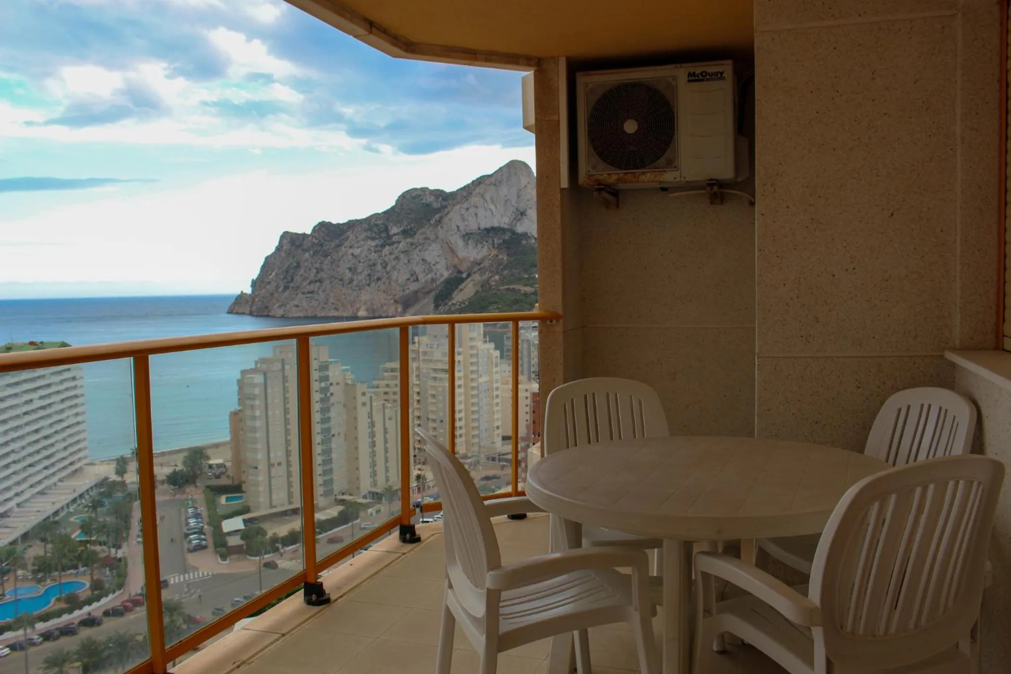 Balcony/Terrace in Apartamentos Ambar Beach Unitursa