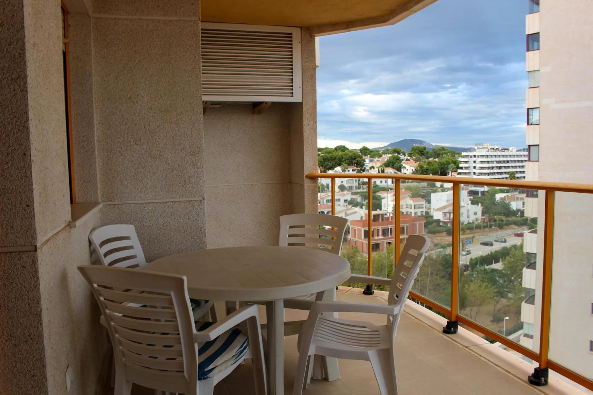 Balcony/Terrace in Apartamentos Ambar Beach Unitursa