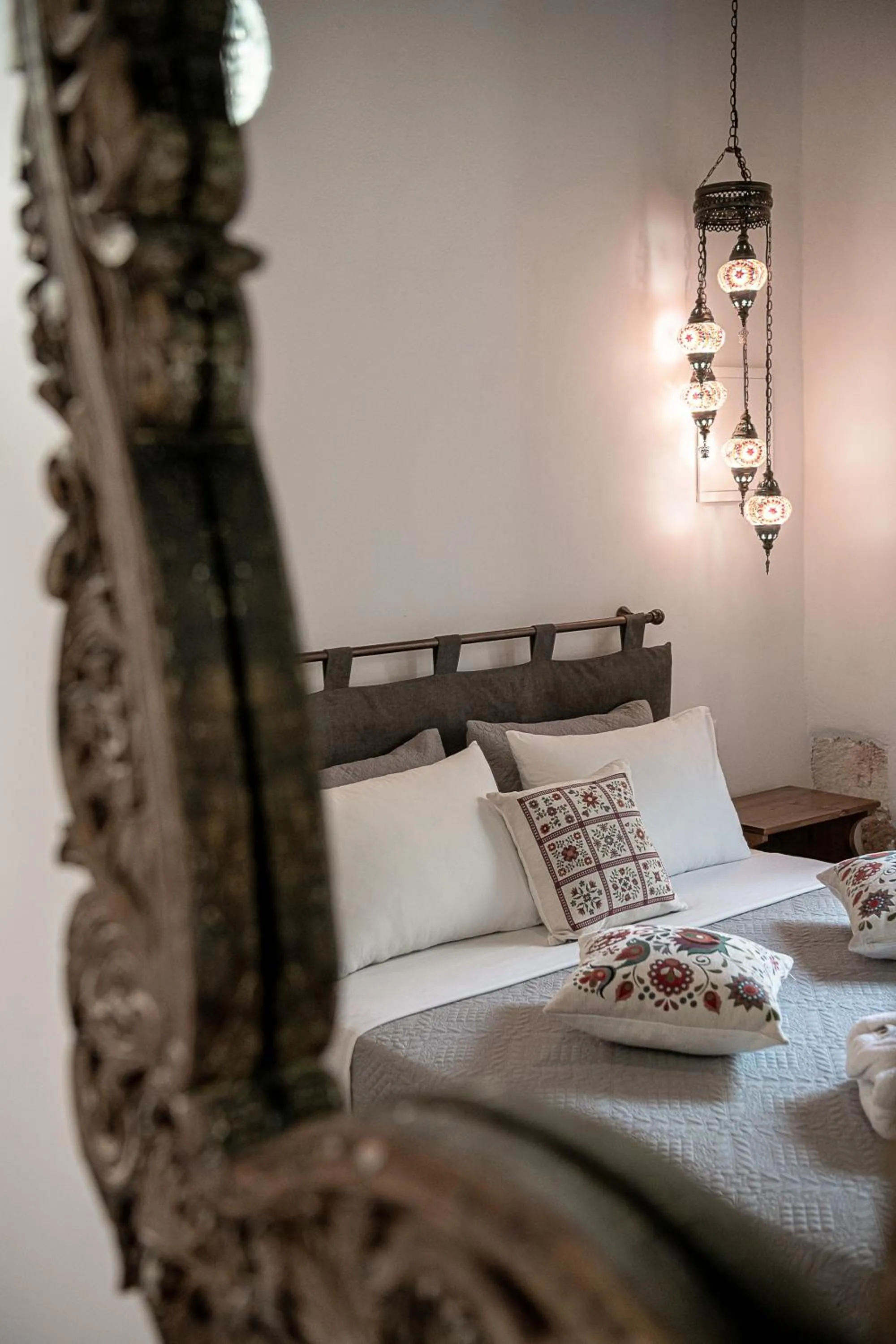 Bed in Venetian Palace Chania