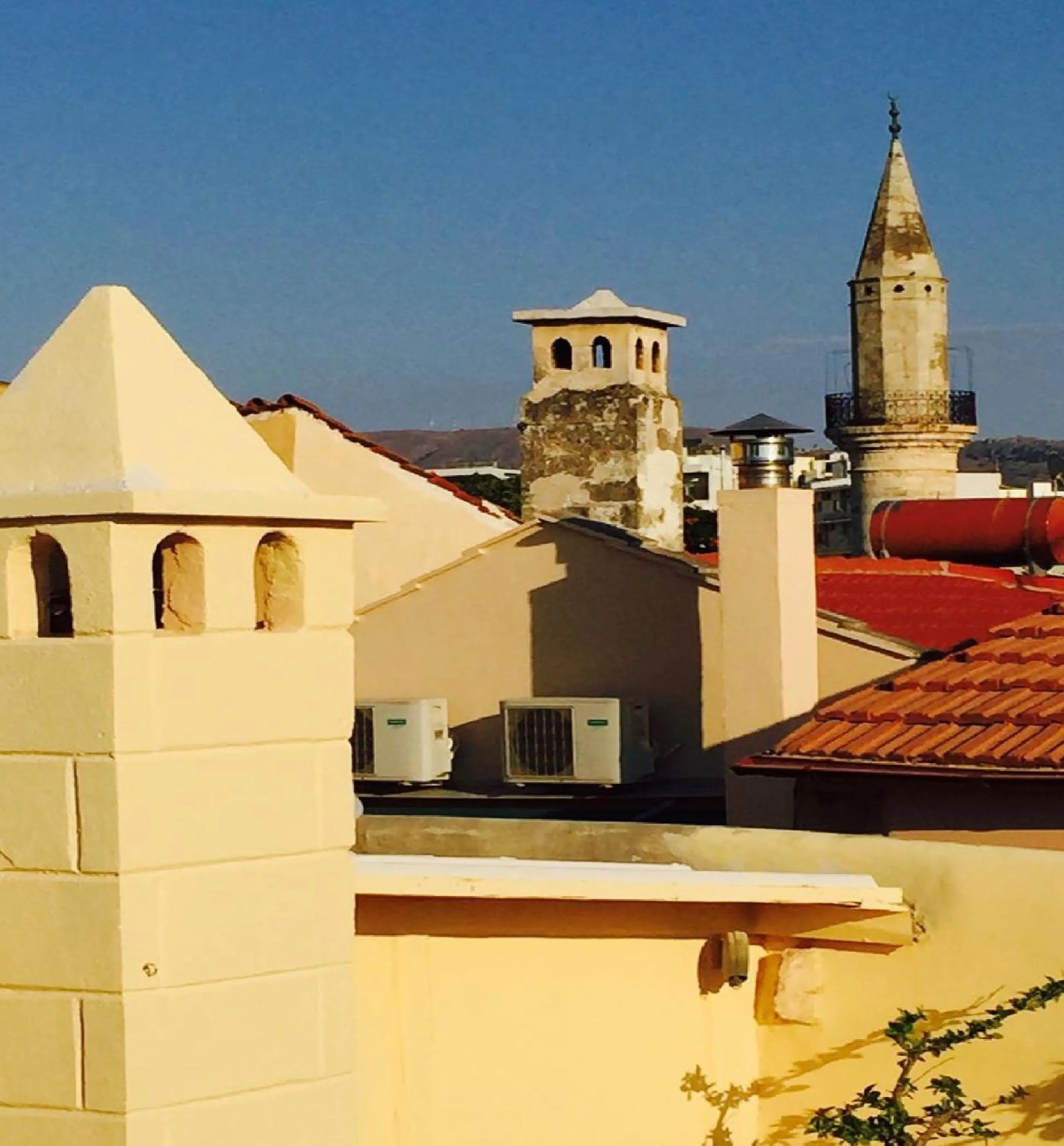 Bird's eye view in Venetian Palace Chania