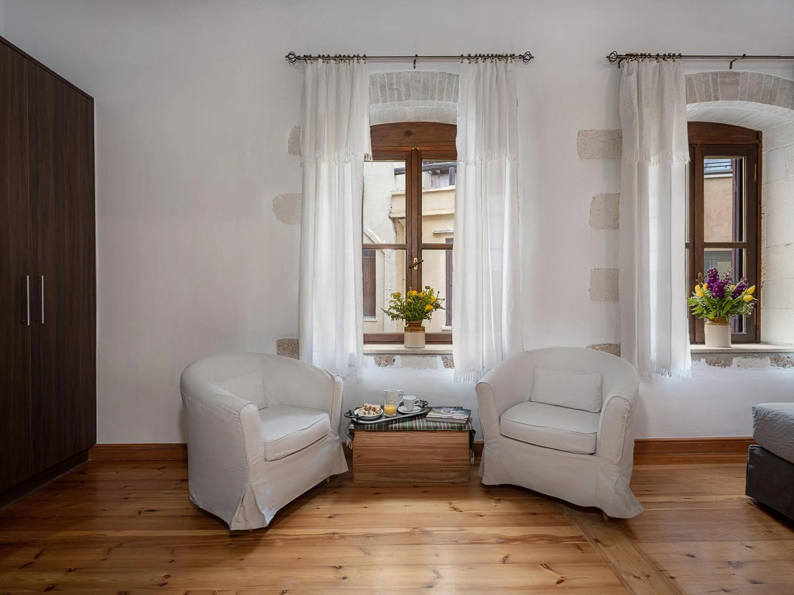 Living room in Venetian Palace Chania